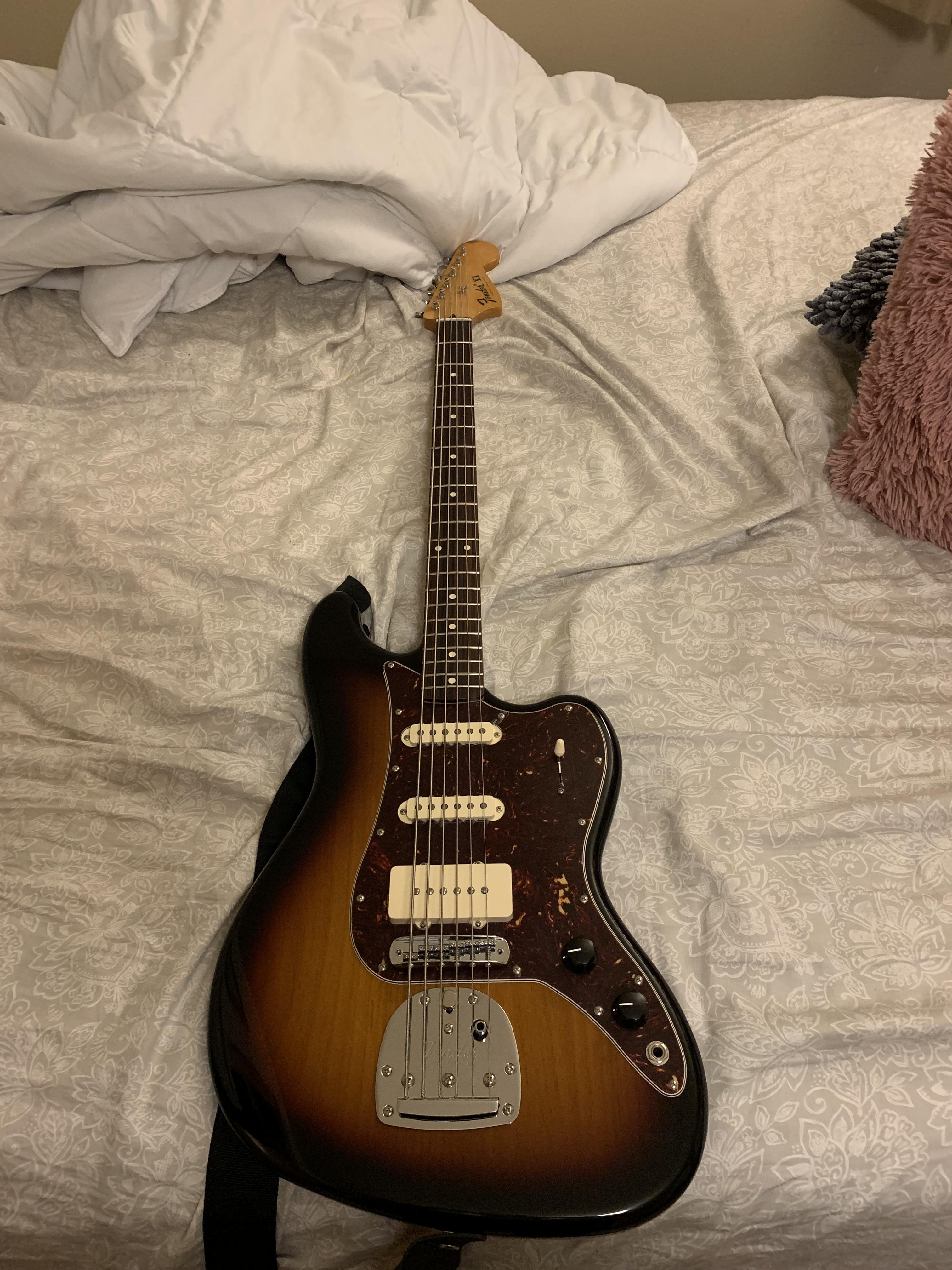 I joined the club today. A 2013 Fender Pawn Shop Bass VI. r/BassVI