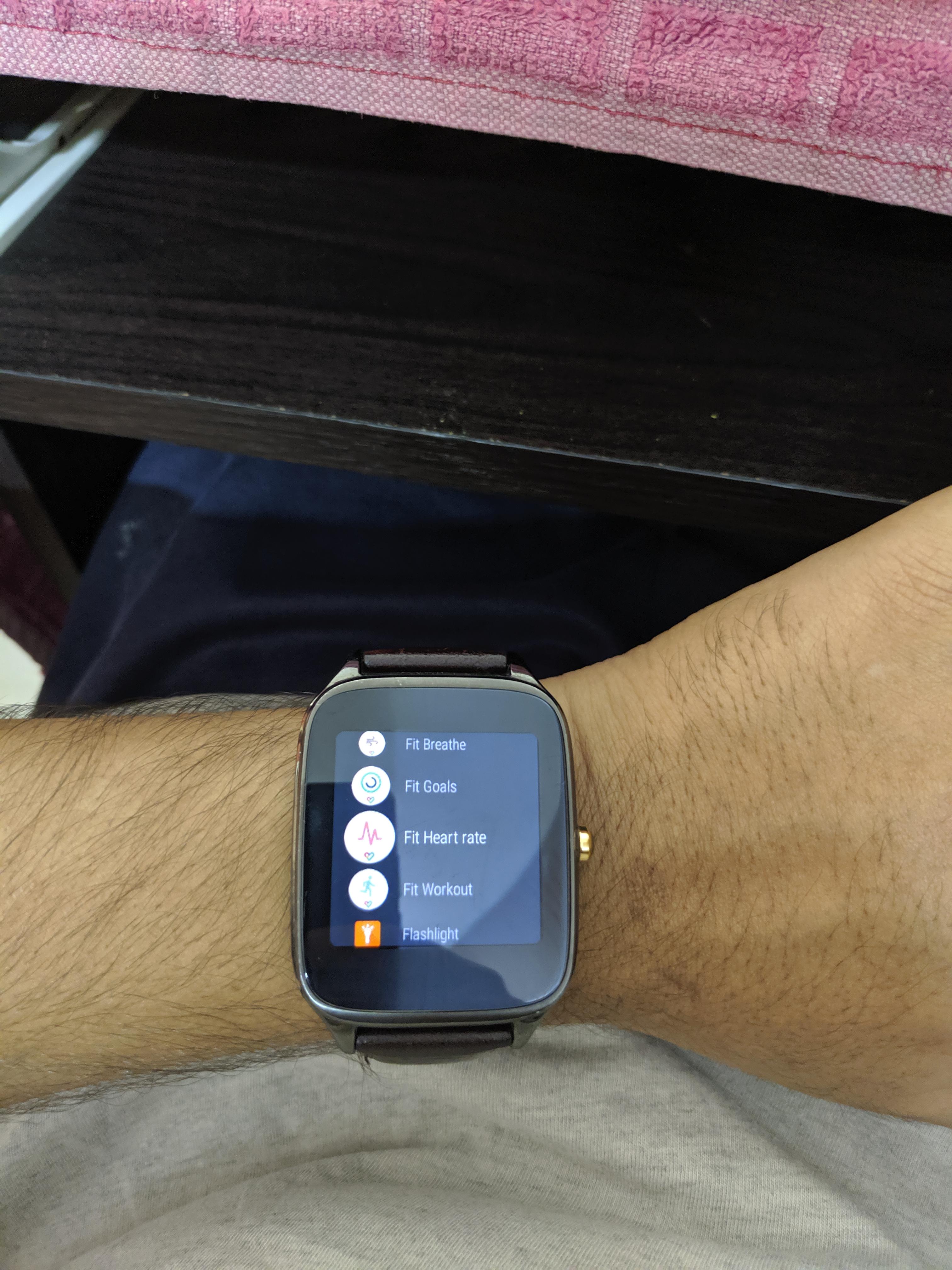 Having a zenwatch 2. No heart rate sensor. Still Google gave me heart