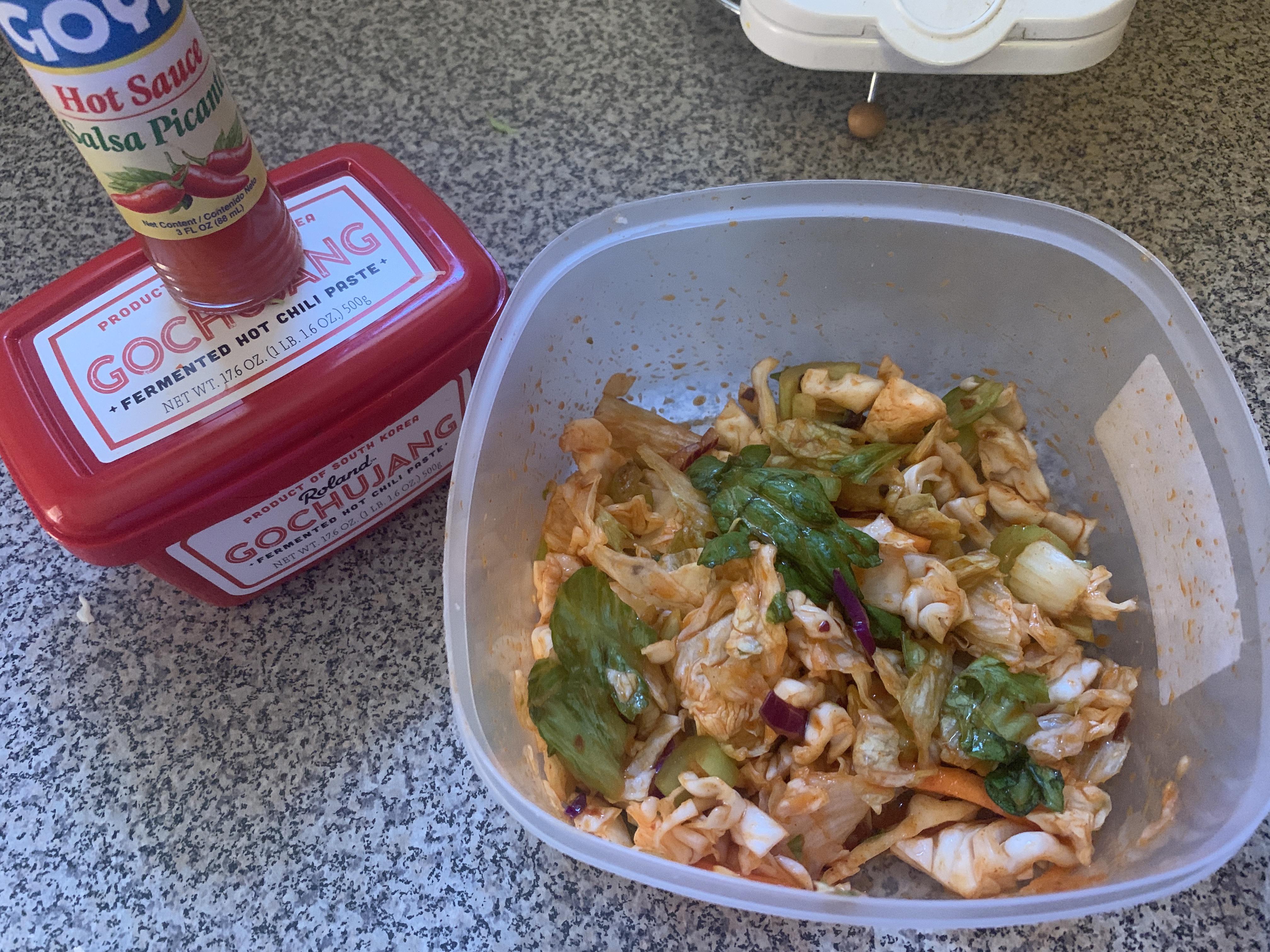 Spicy mixed greens r/safe_food