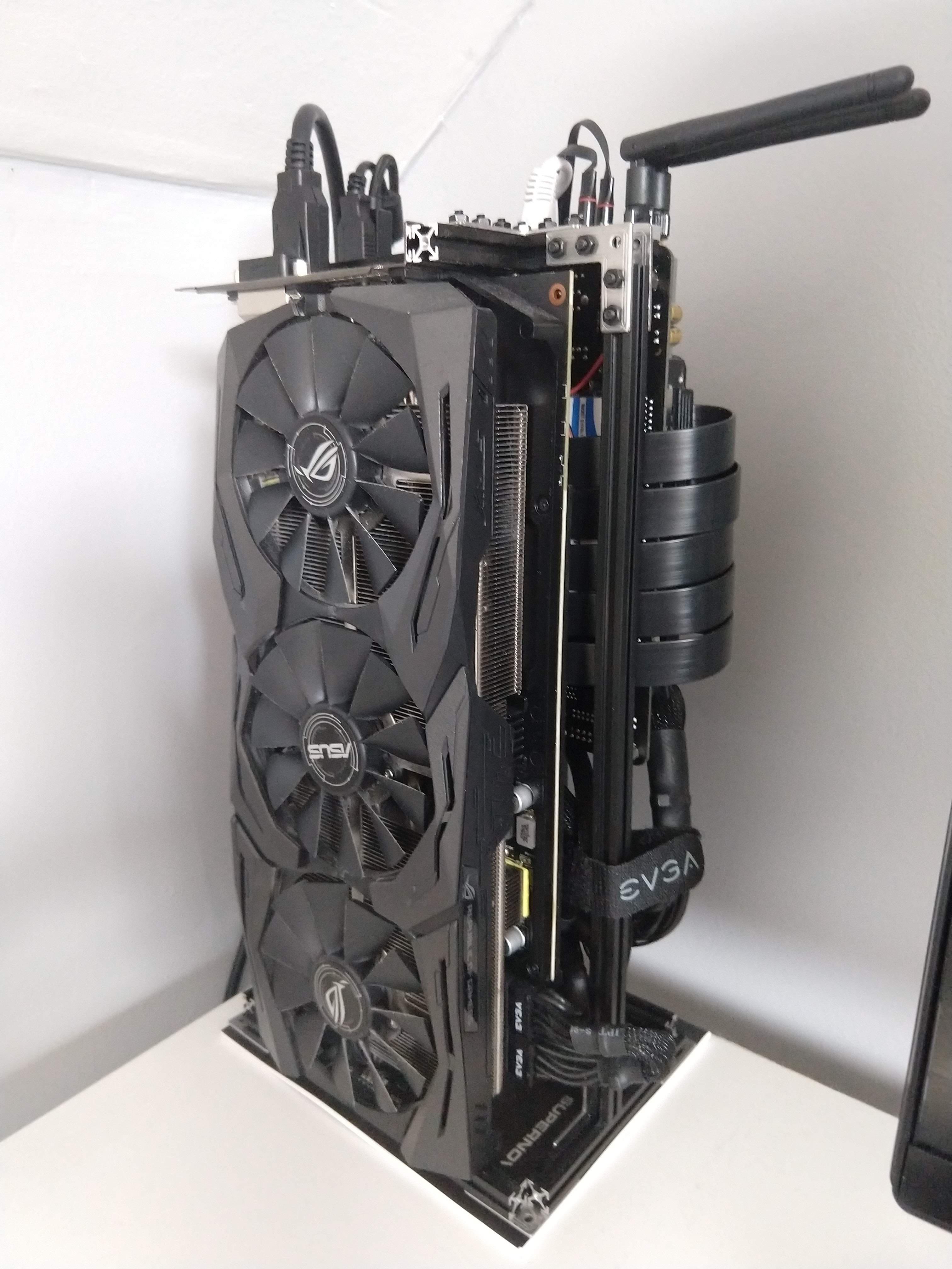 Open Air Frame ITX build r/sffpc