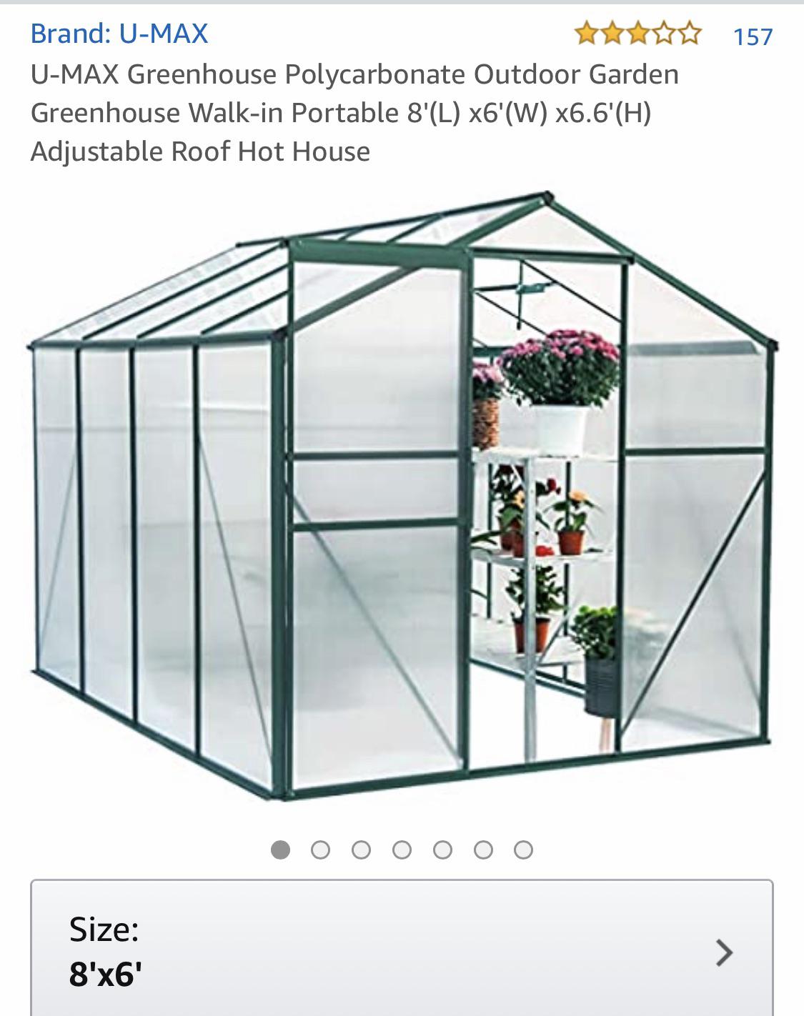 Possible to heat this 8x6 greenhouse to average temps of 80degrees F