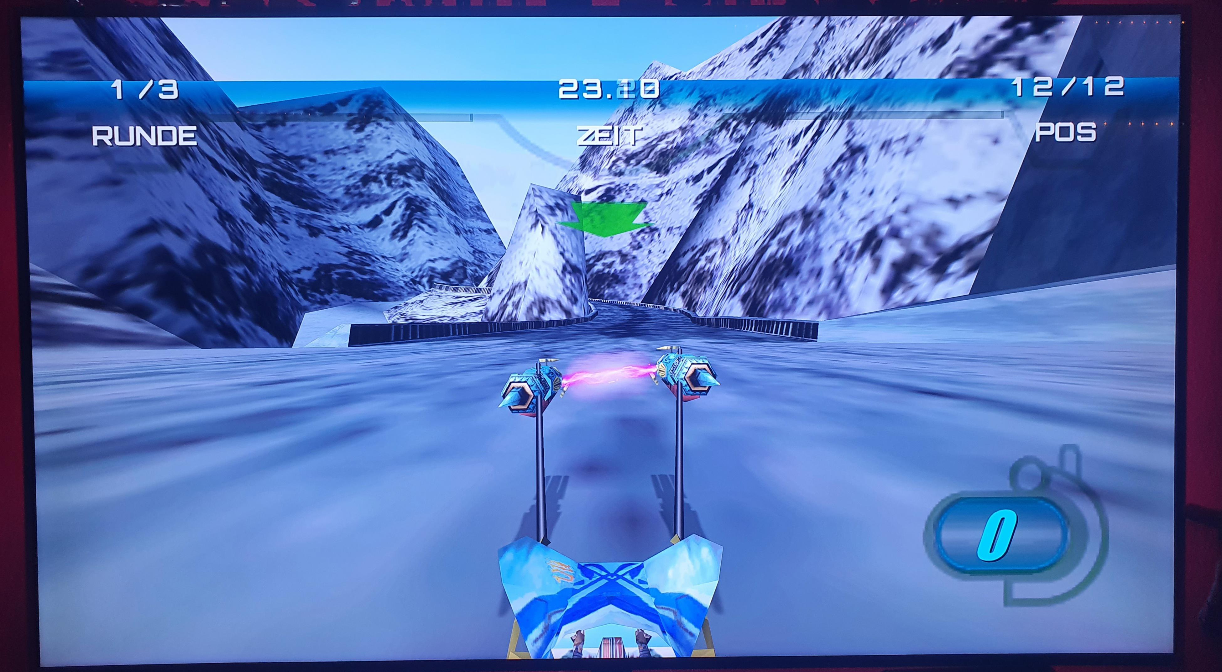 Having the worlds most powerful console. Plays an N64 game in