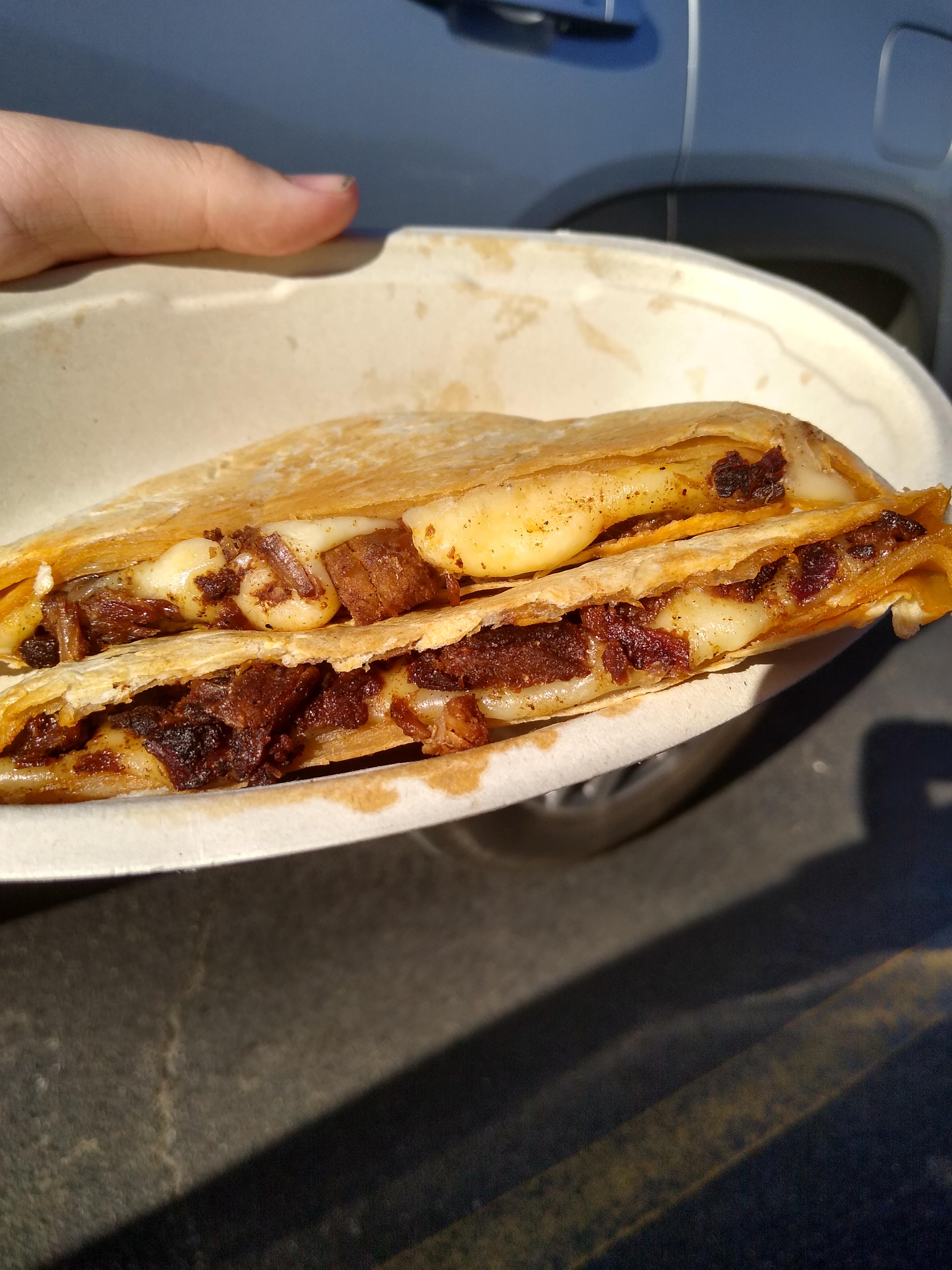 Brisket Quesadilla r/Chipotle