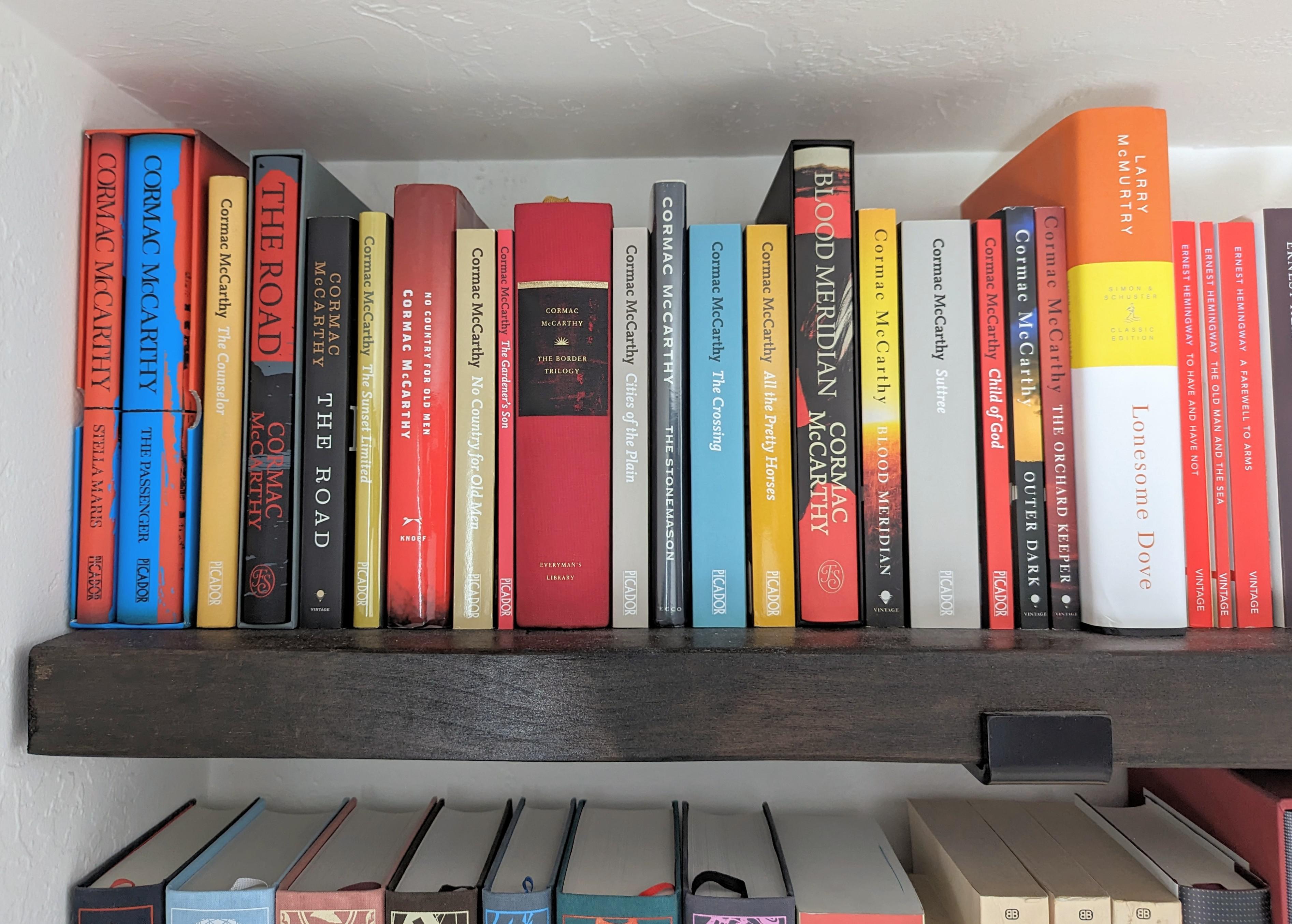 My Cormac McCarthy collection. Am I missing any? r/bookporn