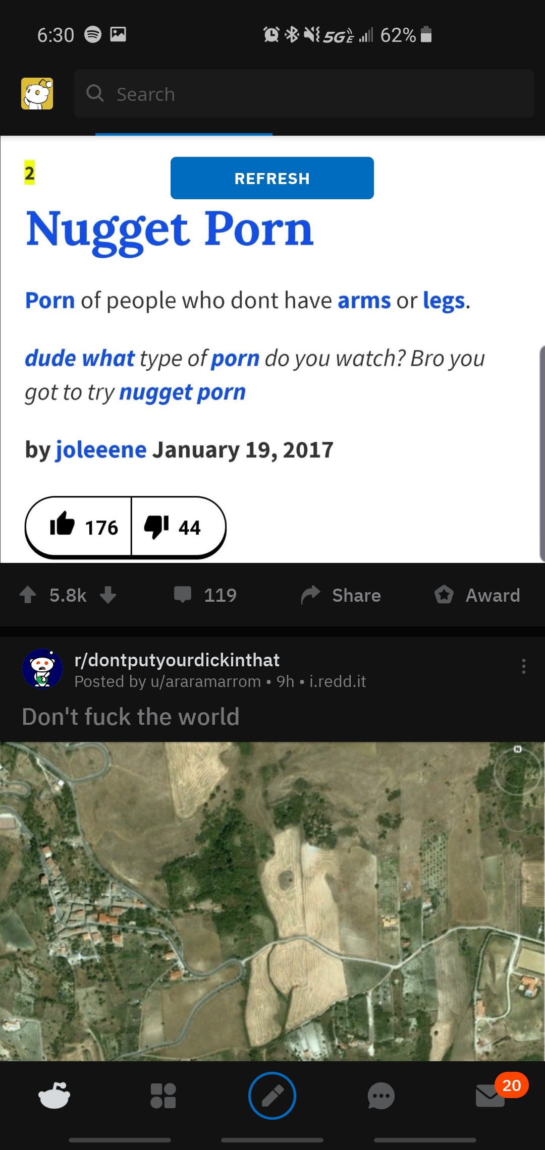 Nugget Porn : juxtaposition