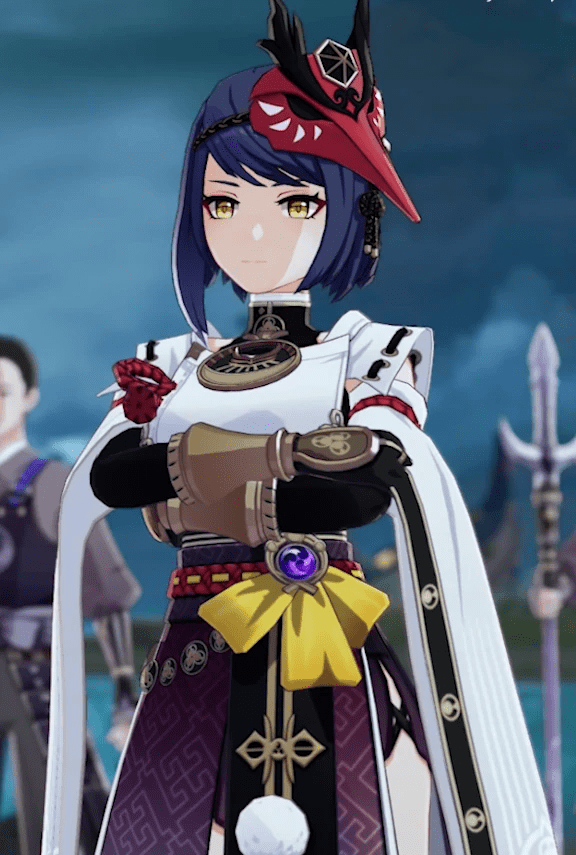 Kujou Sara, an Genshin Impact character will be voiced by Asami Seto Mai Sakurajima's