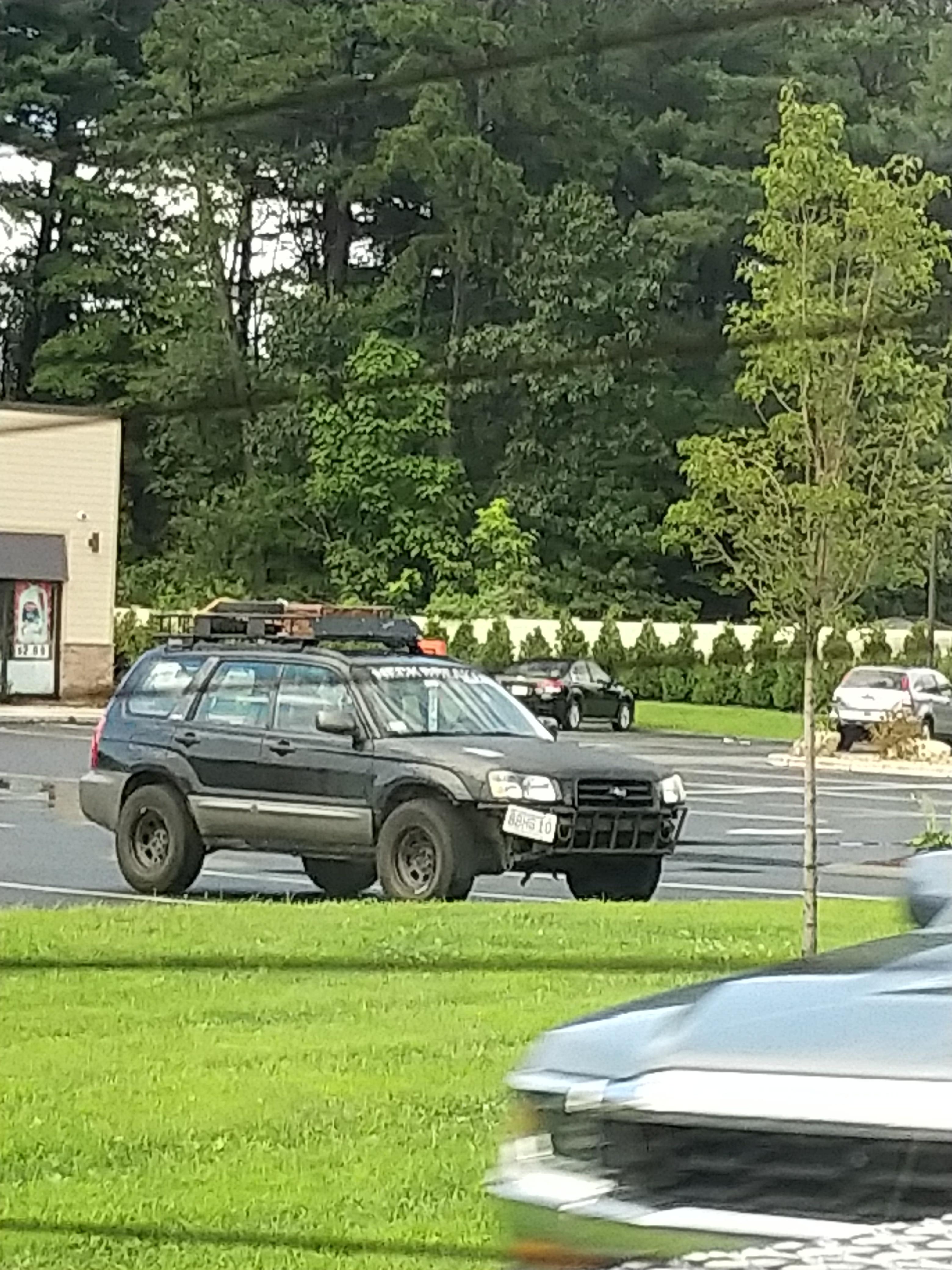 I don't know if SUVs technically count, but I spotted one of very few