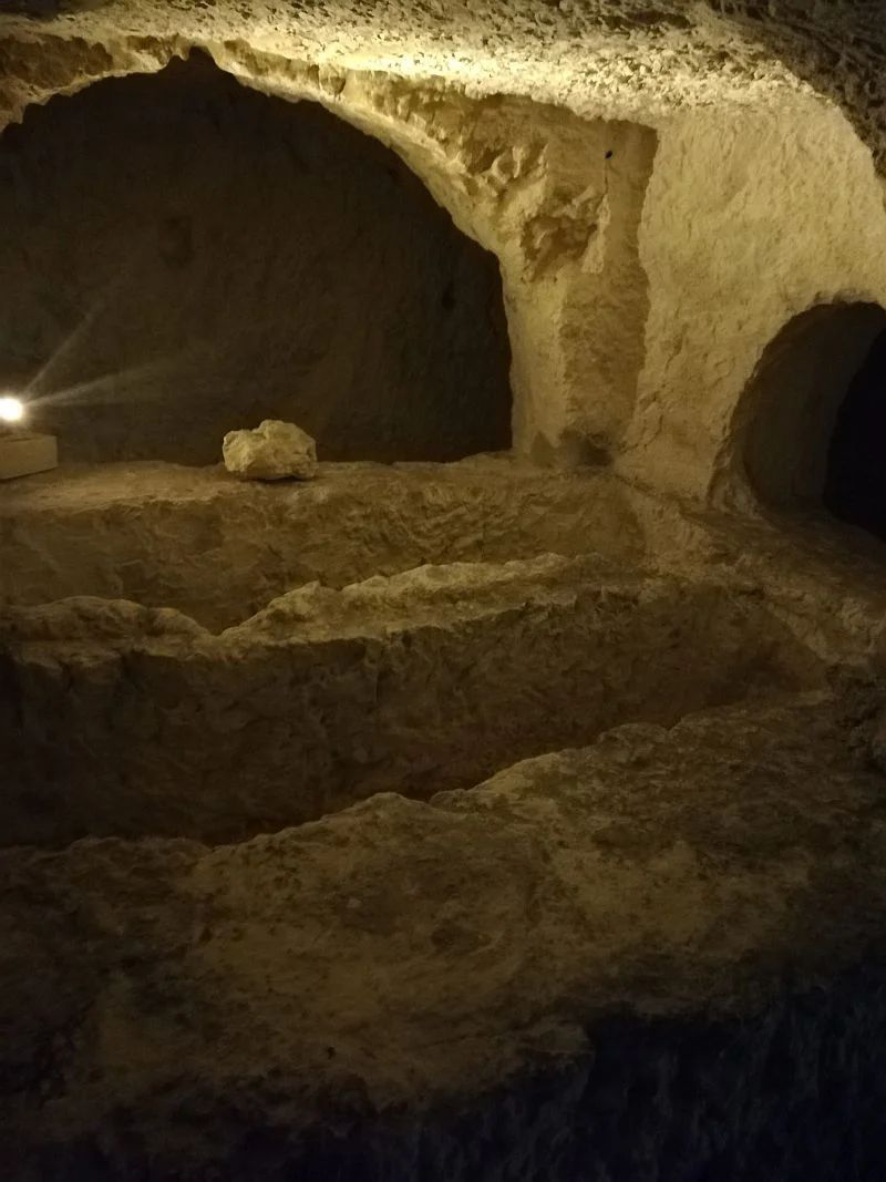 St. Paul’s are underground burial chambers from Roman times