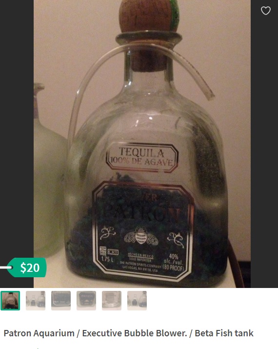 Empty liquor bottle with bonus gravel 20 r/delusionalcraigslist