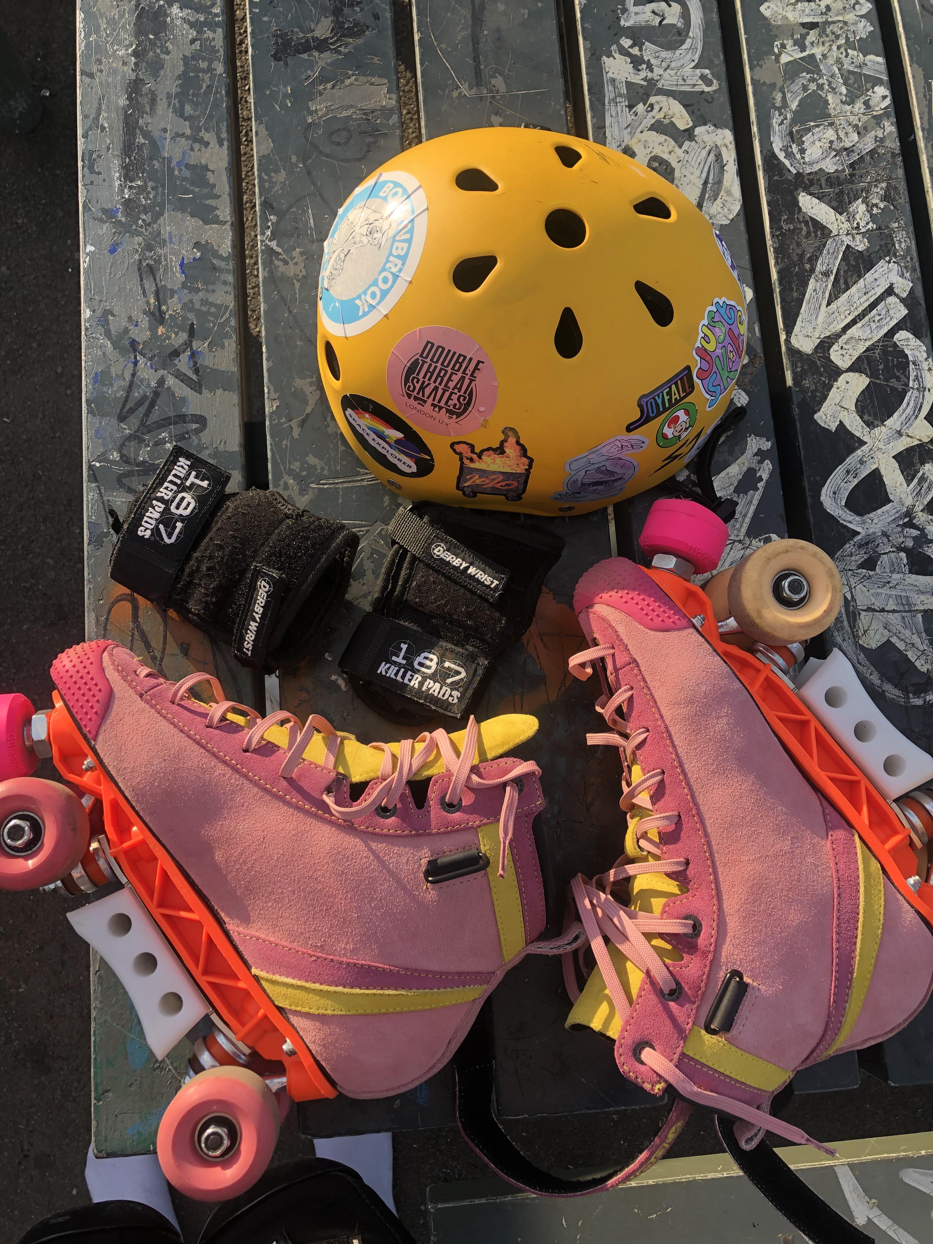 My new skates are so pretty I couldn’t help but take a photo at the