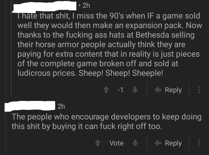 Fucking asshats at Bethesda selling horse armor! r/Gamingcirclejerk