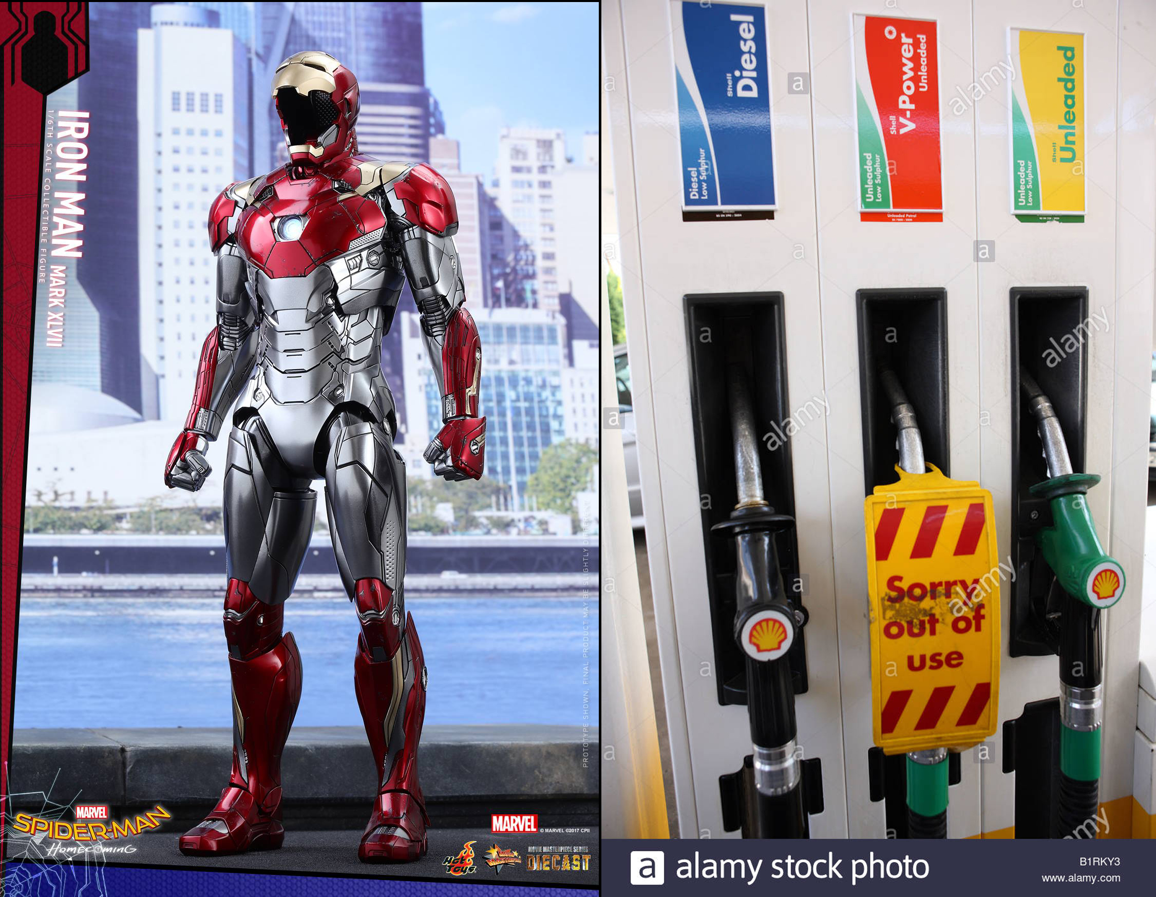 So if the Iron Man suit ran on gasoline what would it take