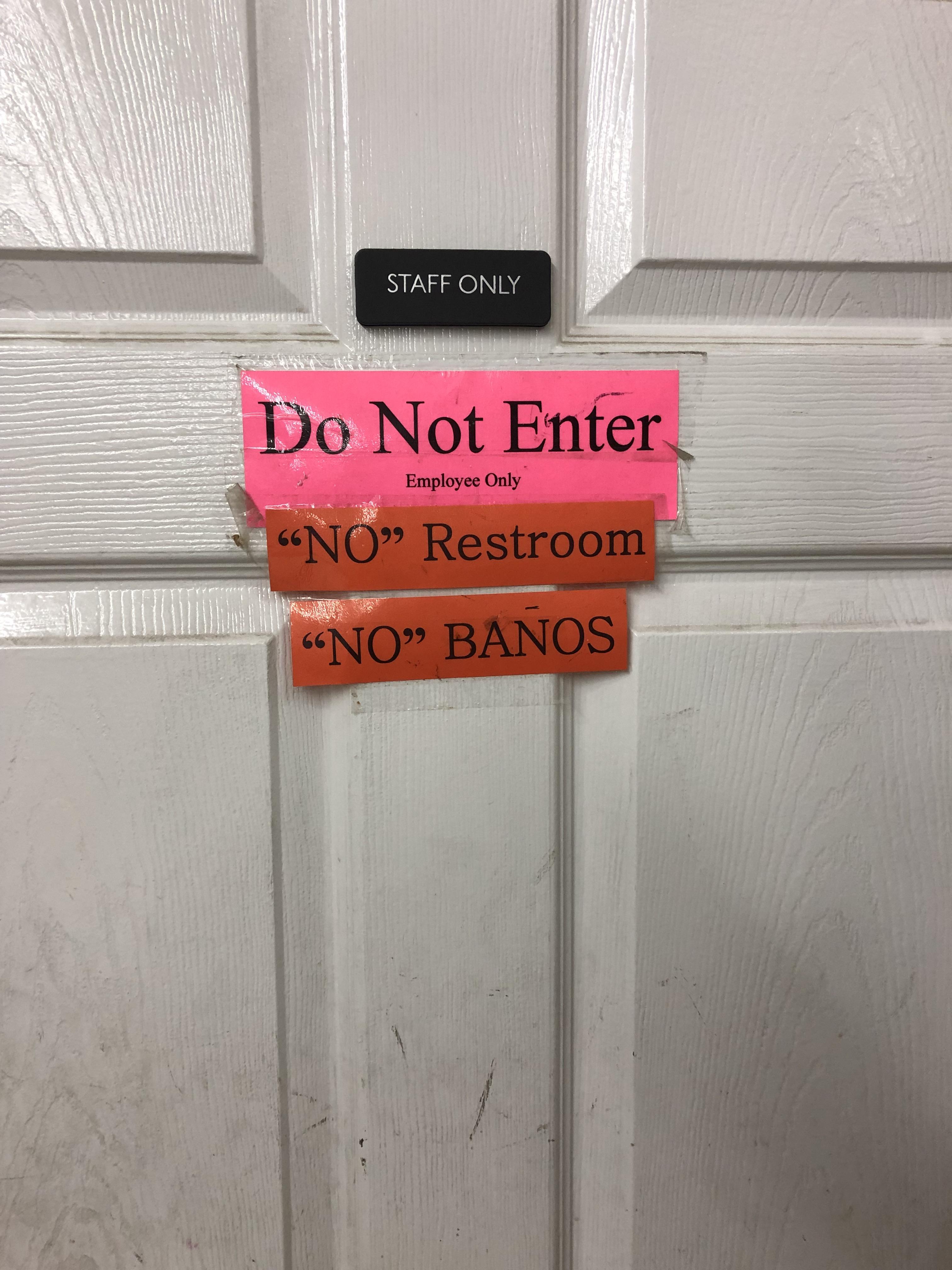 So yes bathroom/baños? r/UnnecessaryQuotes