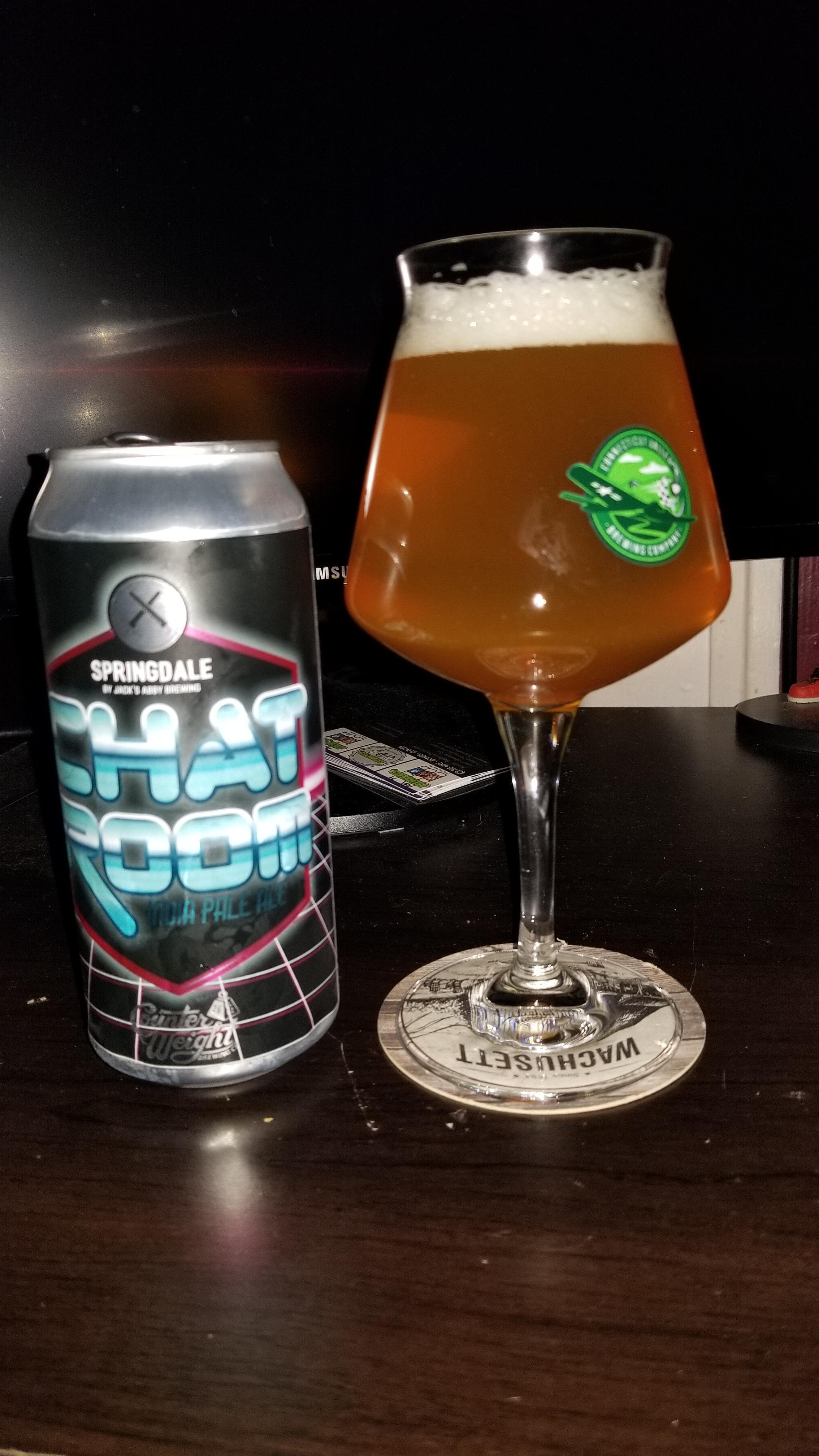 This is a great ipa from springdale brewing (Jack's abby brewing) and