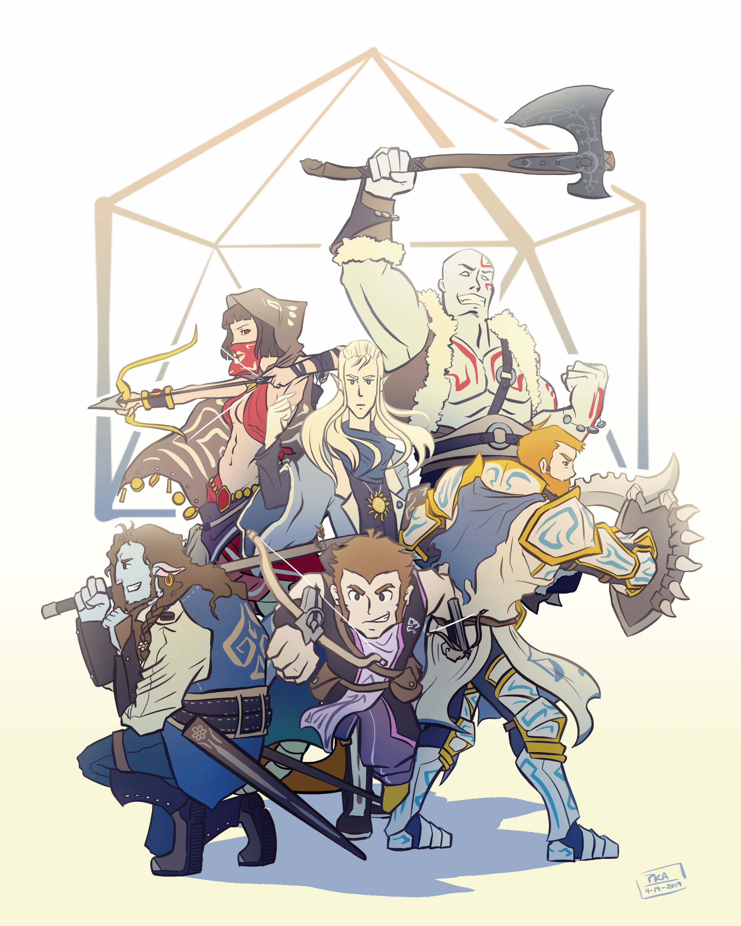 [Art] D&D Party Commission DnD
