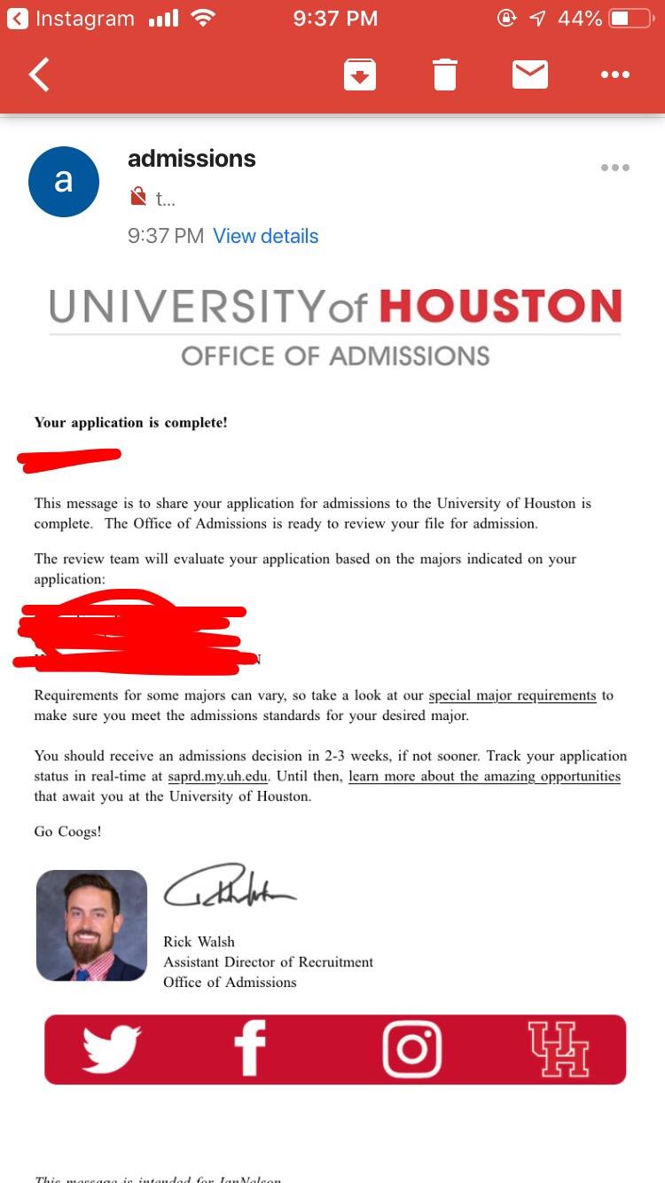 Do you get scholarship offers with acceptance letters or afterwards