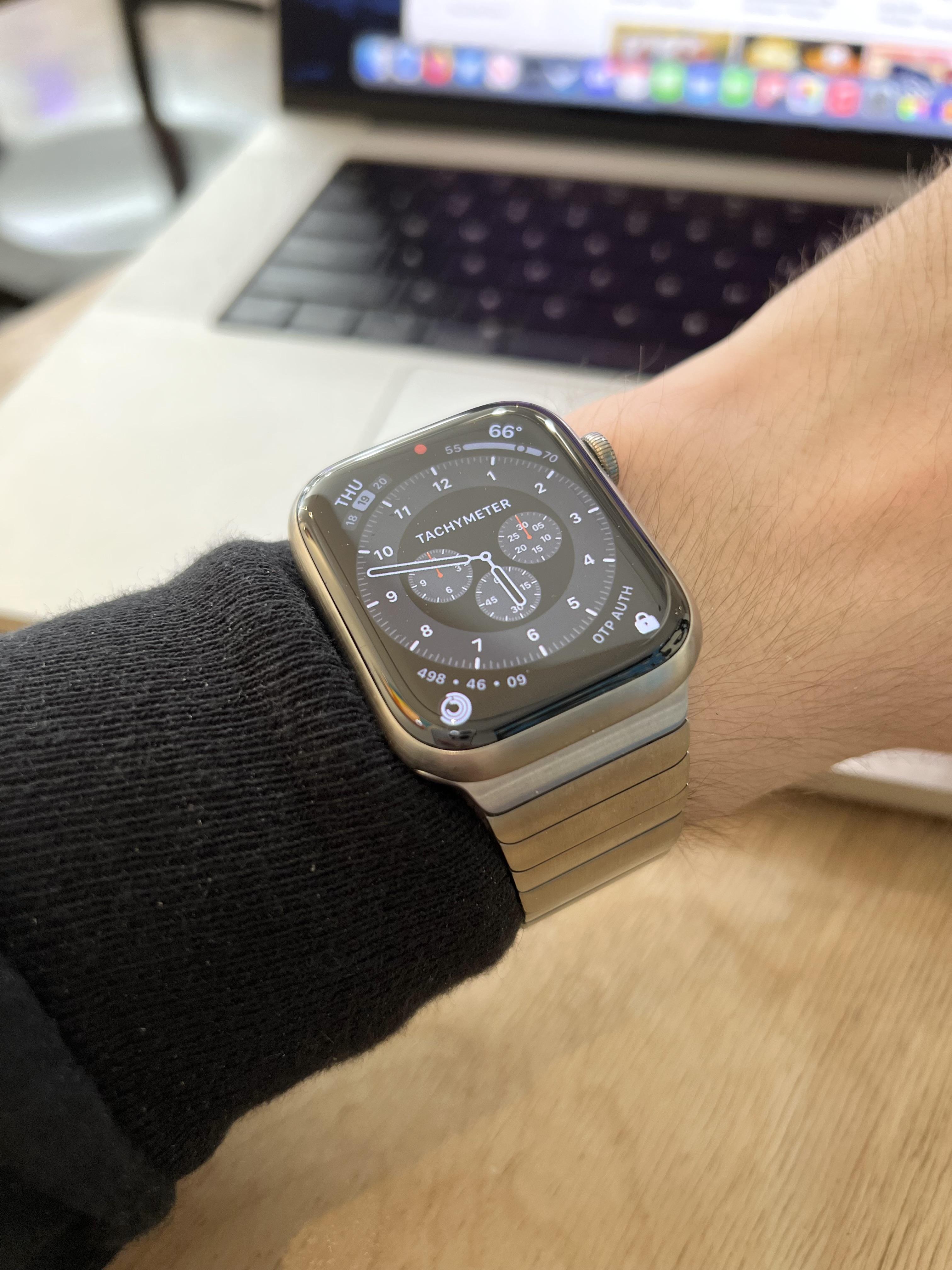 Just picked up my Silver Link Bracelet for my S7 Titanium! It's a