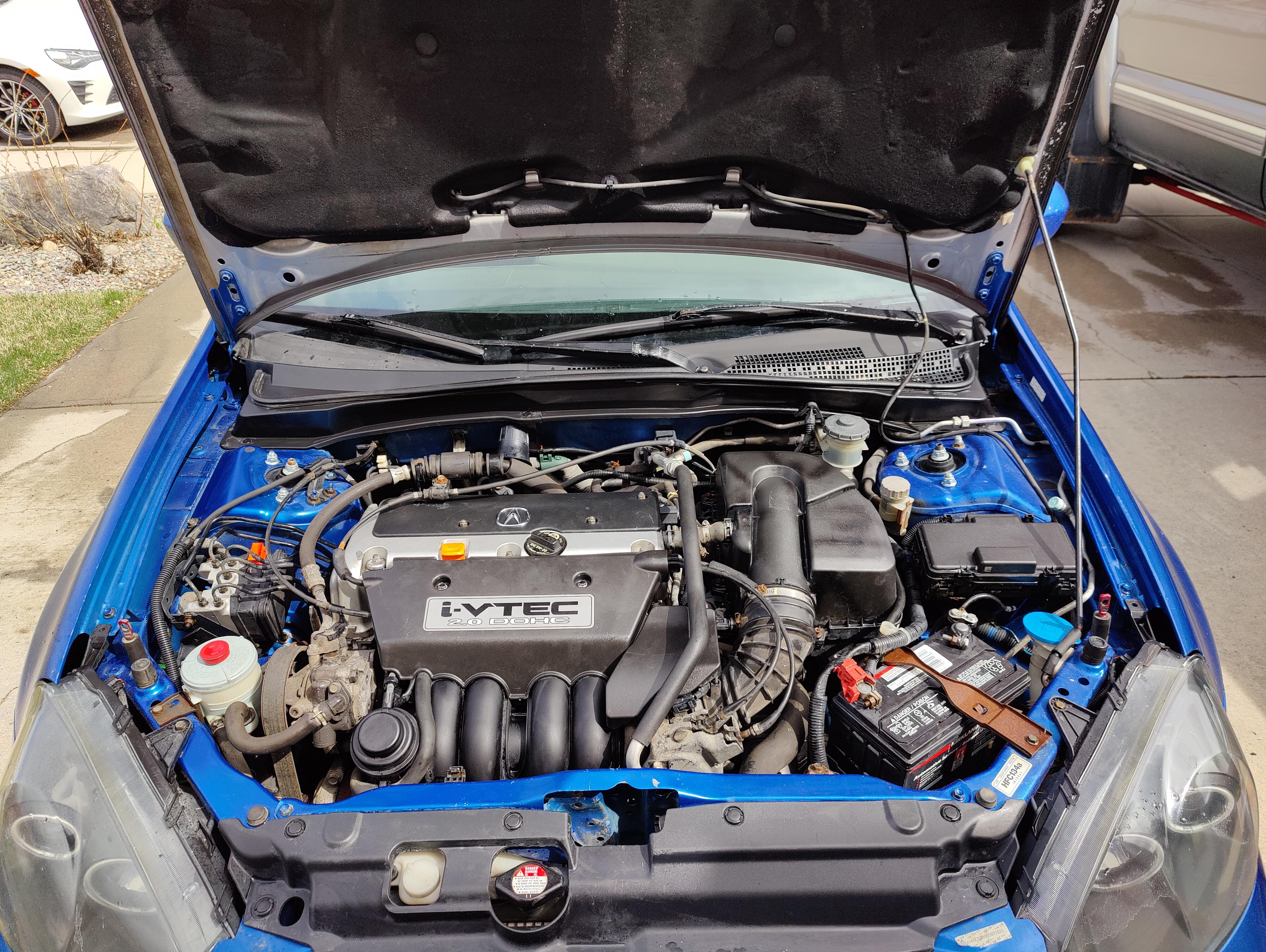 Friend and I cleaned up my engine bay (I used to live on gravel roads