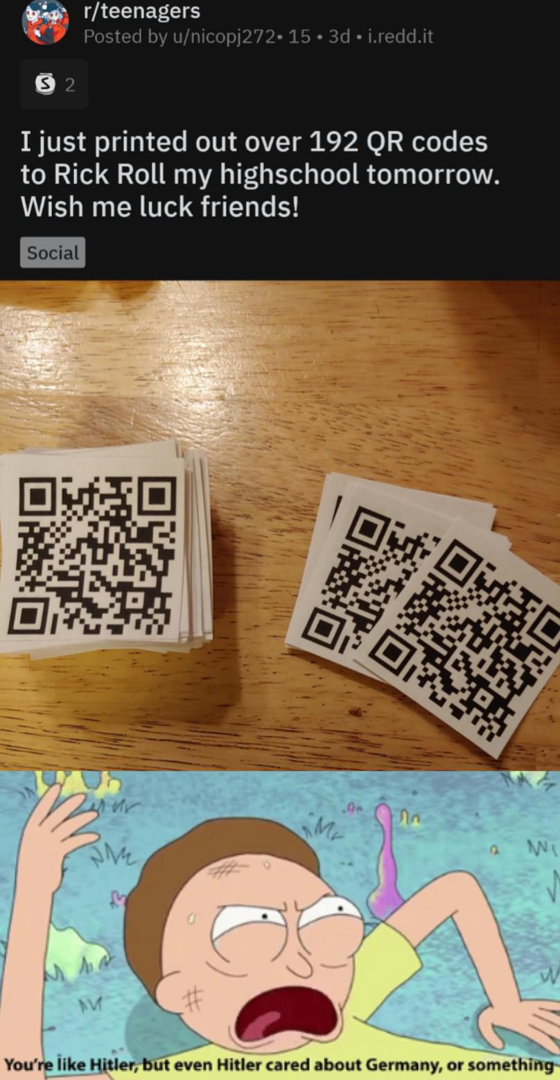 Now i have to memorize the qr code.. r/memes