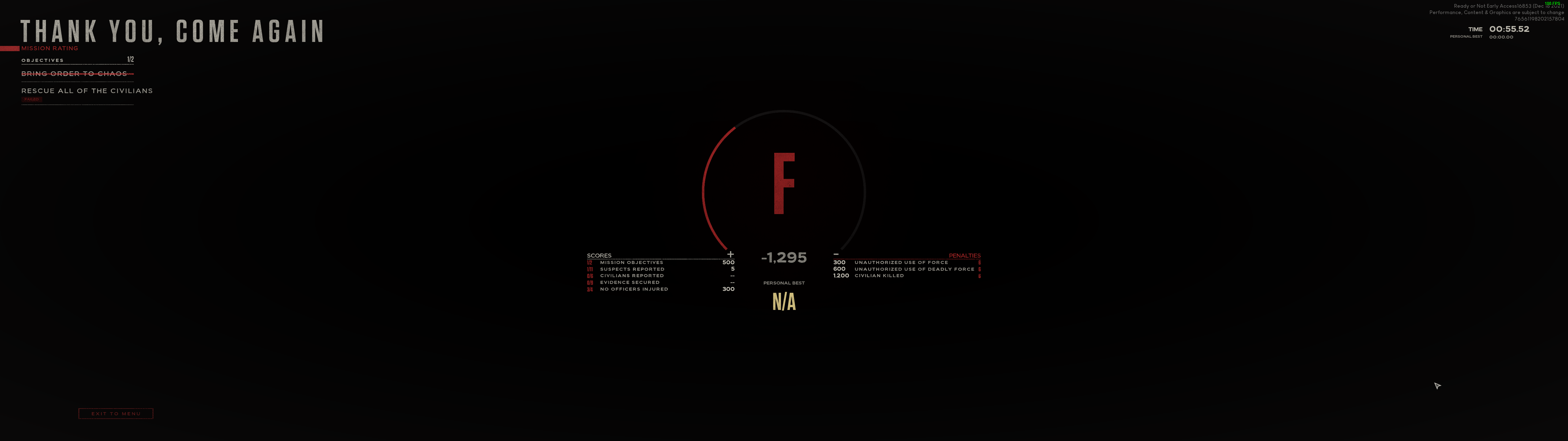 The Speedrunning has begun r/ReadyOrNotGame