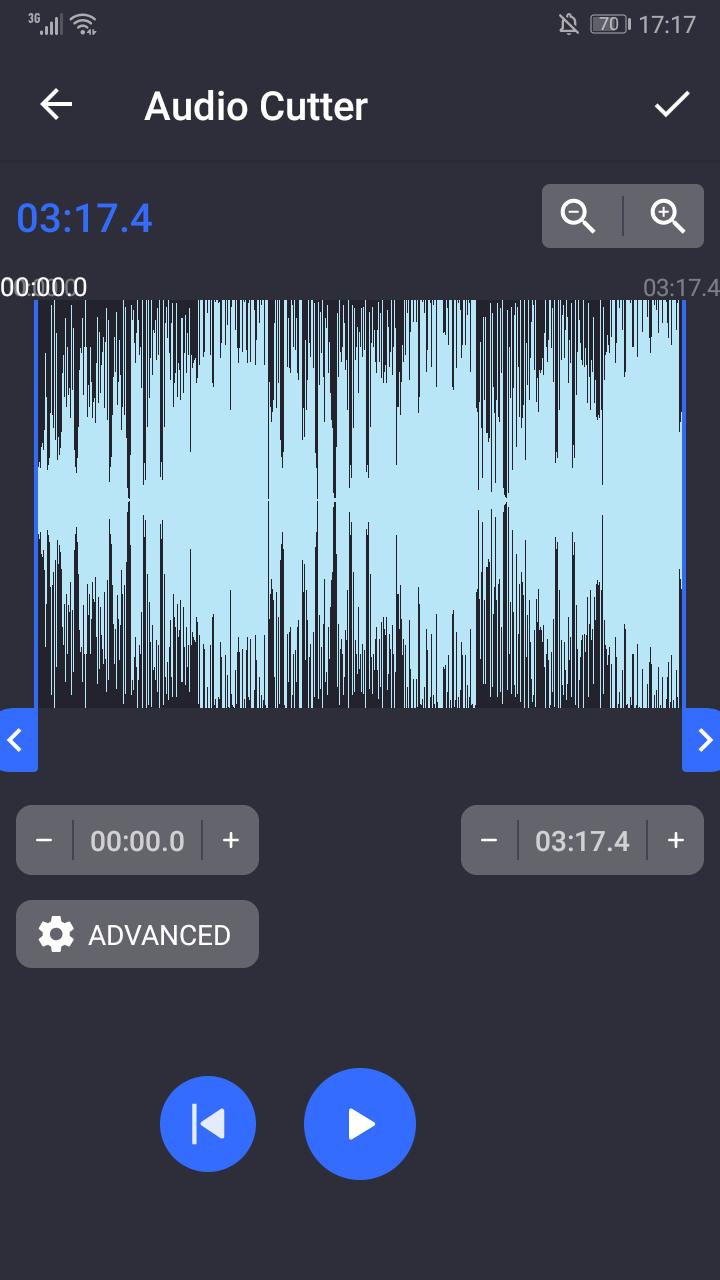 Audio cutter feature r/blackplayer