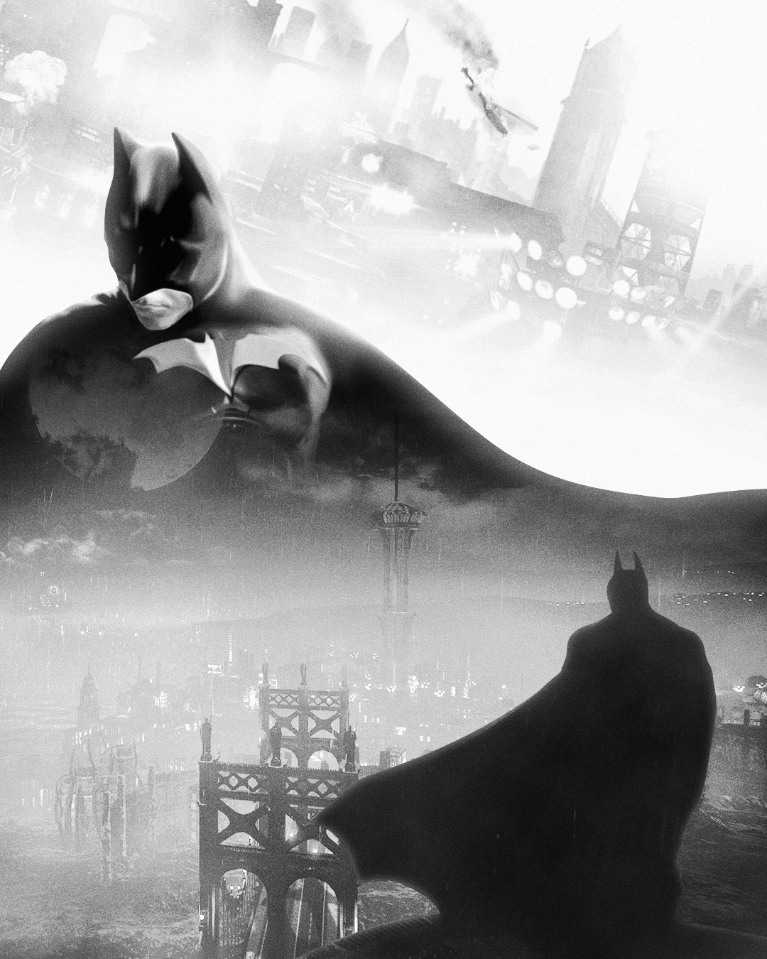 [ Fan Art ] Batman in blackandwhite batman