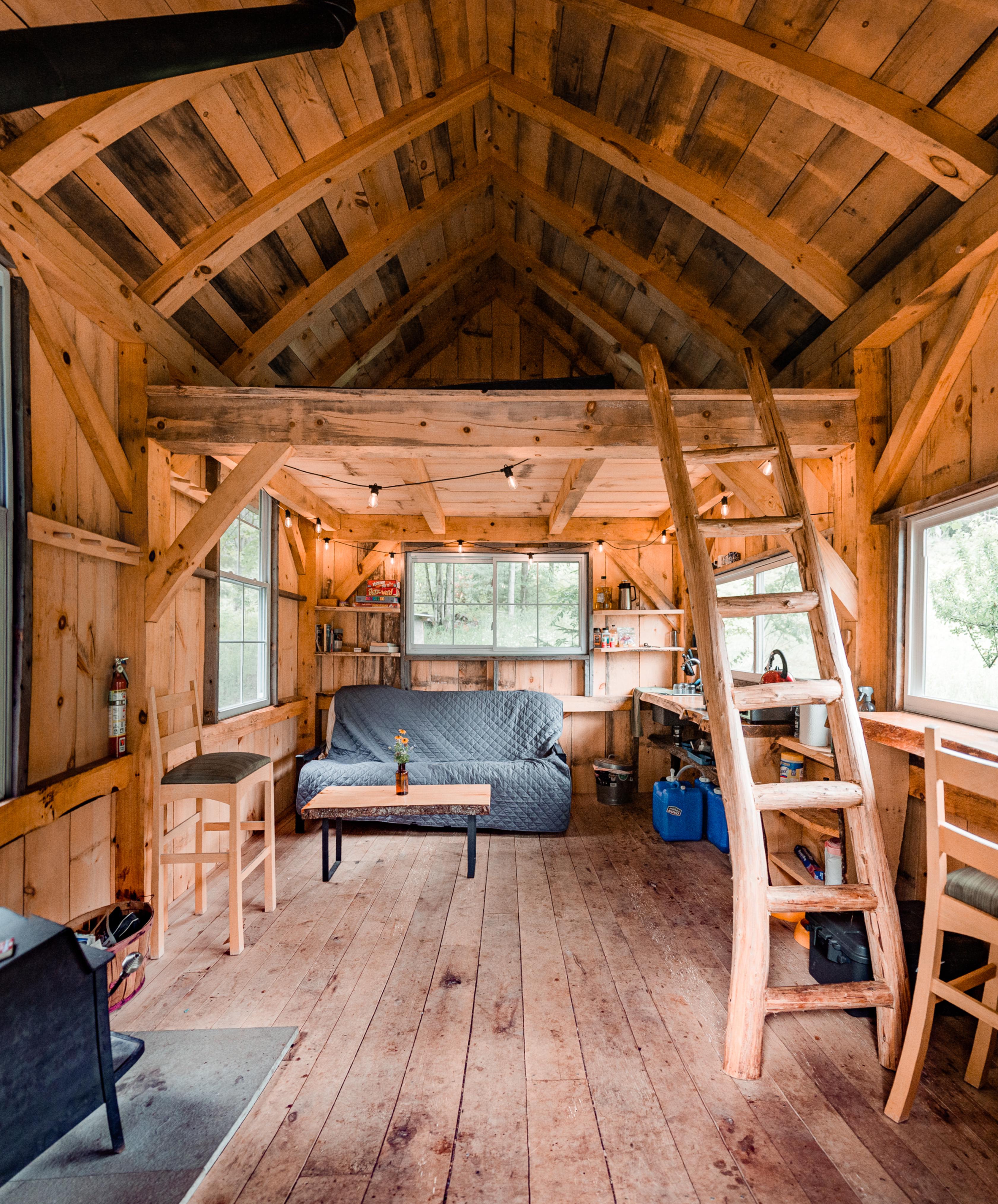 [OC] Secluded tiny cabin in West Burke, VT about an hour east of