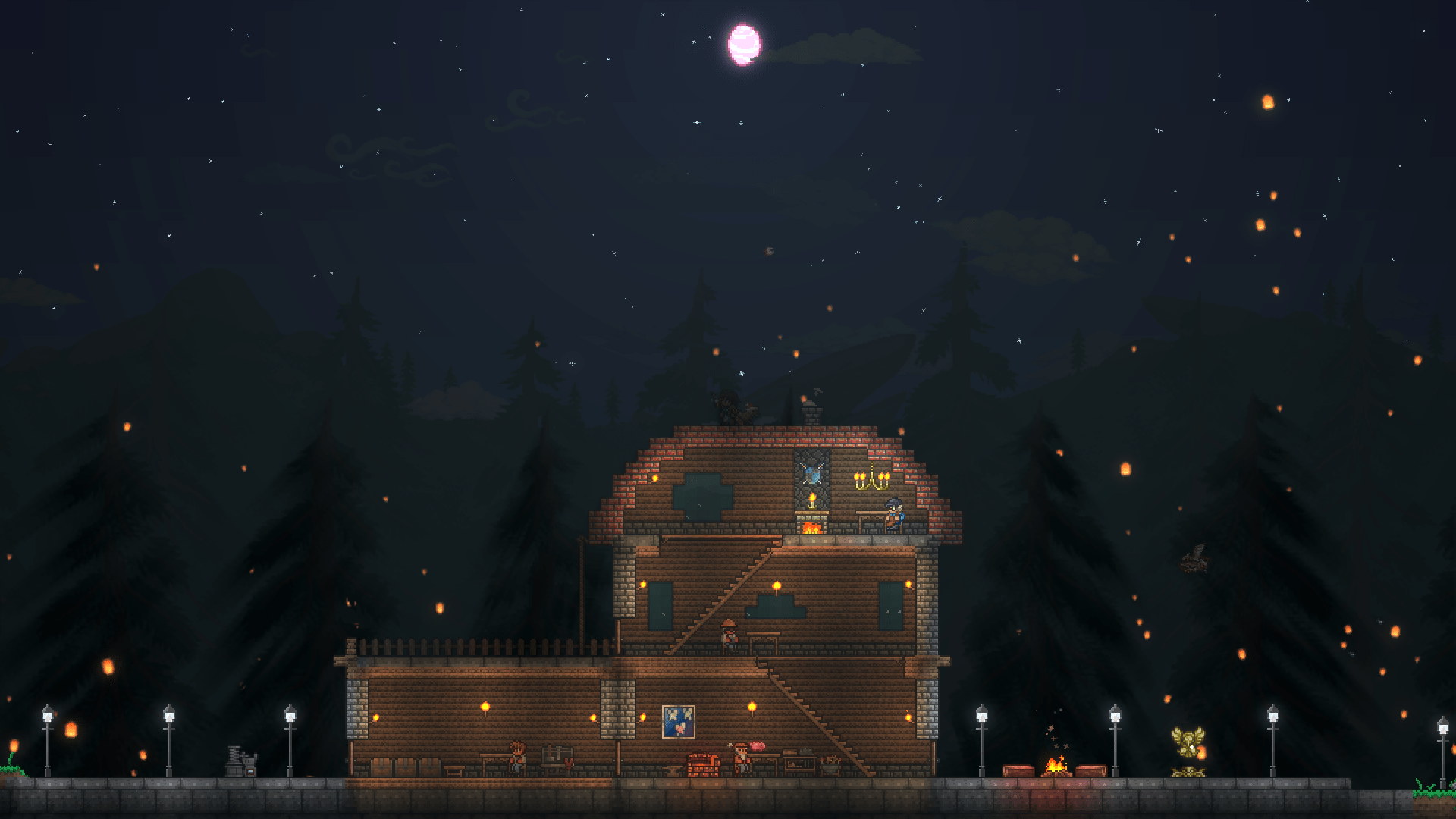 a beautiful lantern festival night... r/Terraria