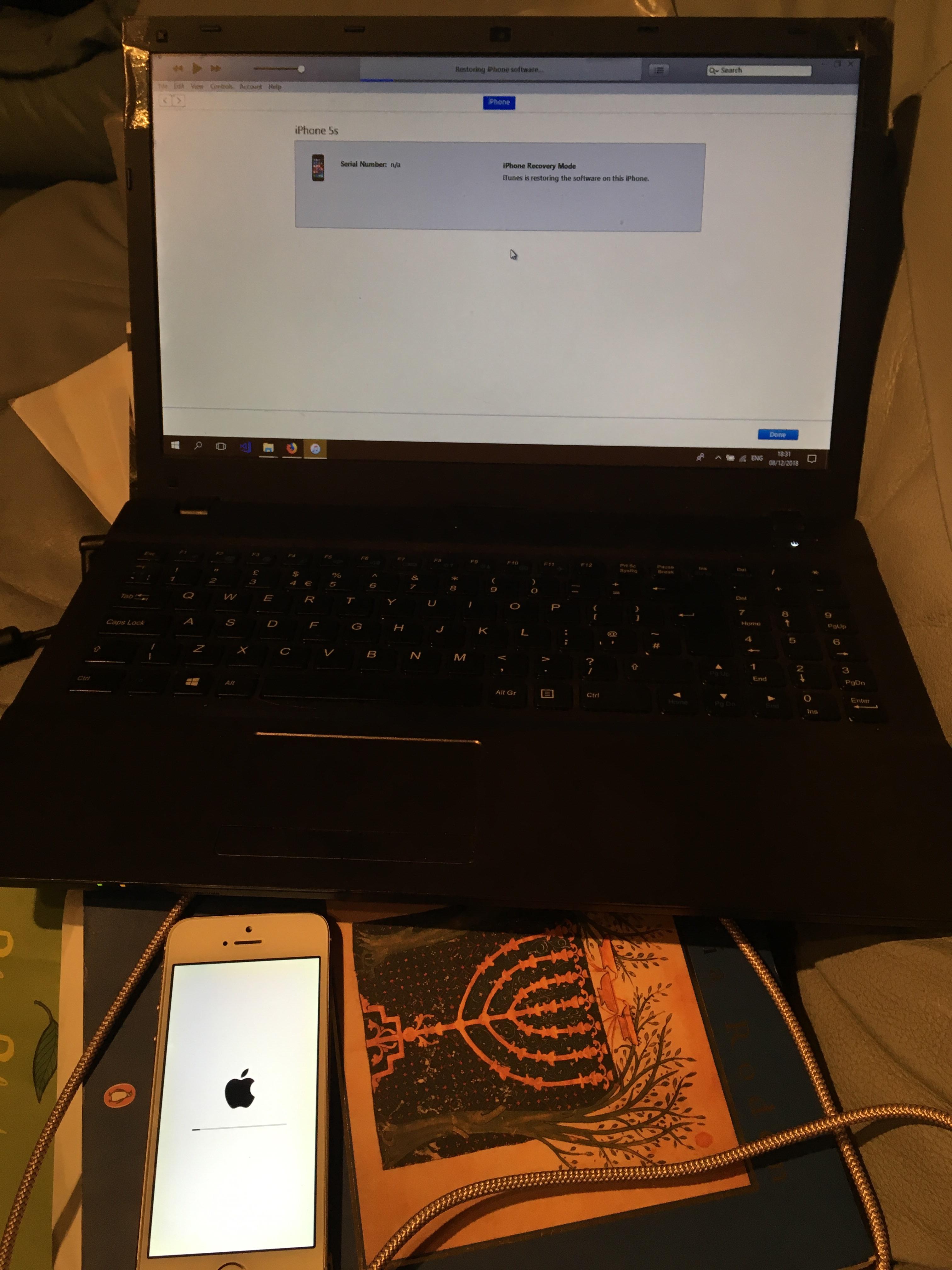 After 2 years out of commission, I repaired my waterdamaged 5S. iphone