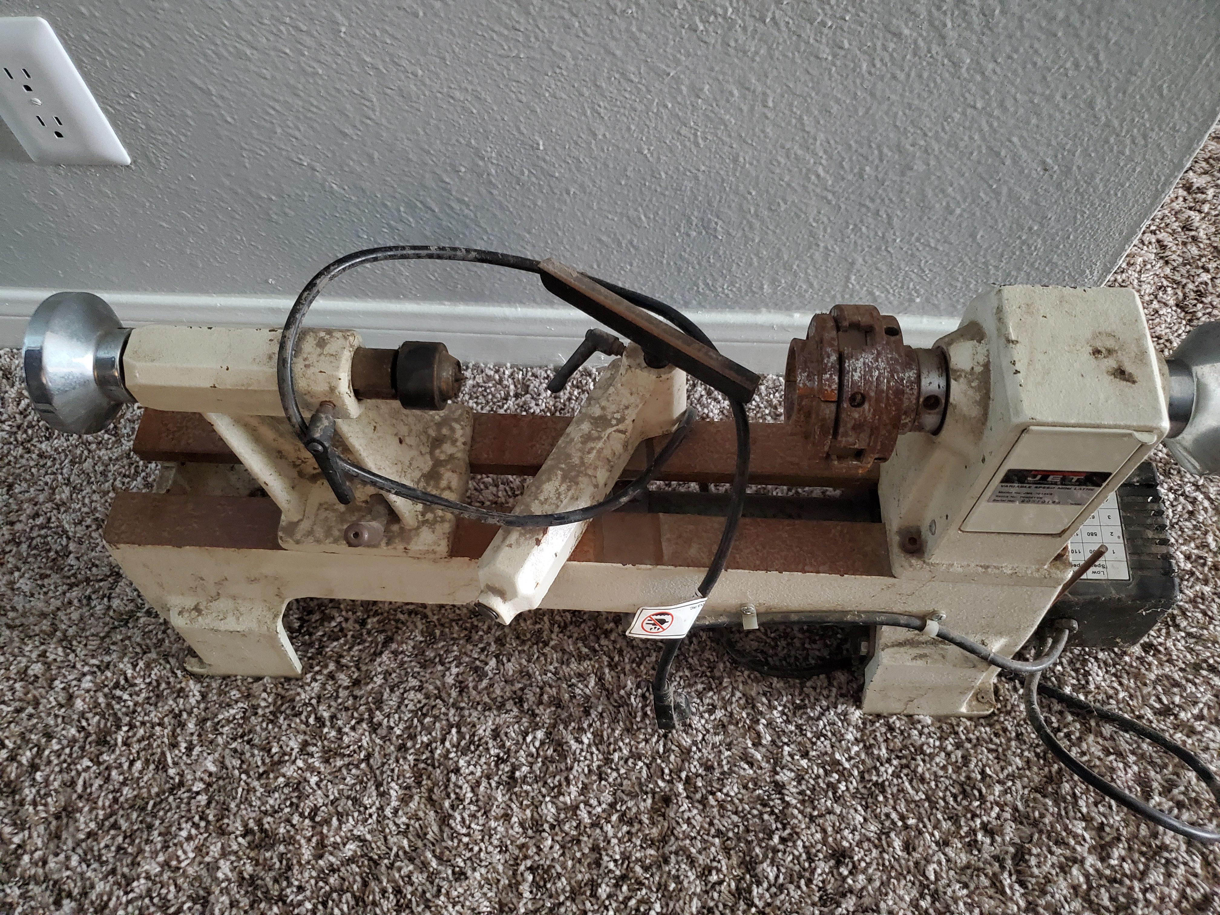 Found a old jet variable speed lathe. Any tips on how to clean it up