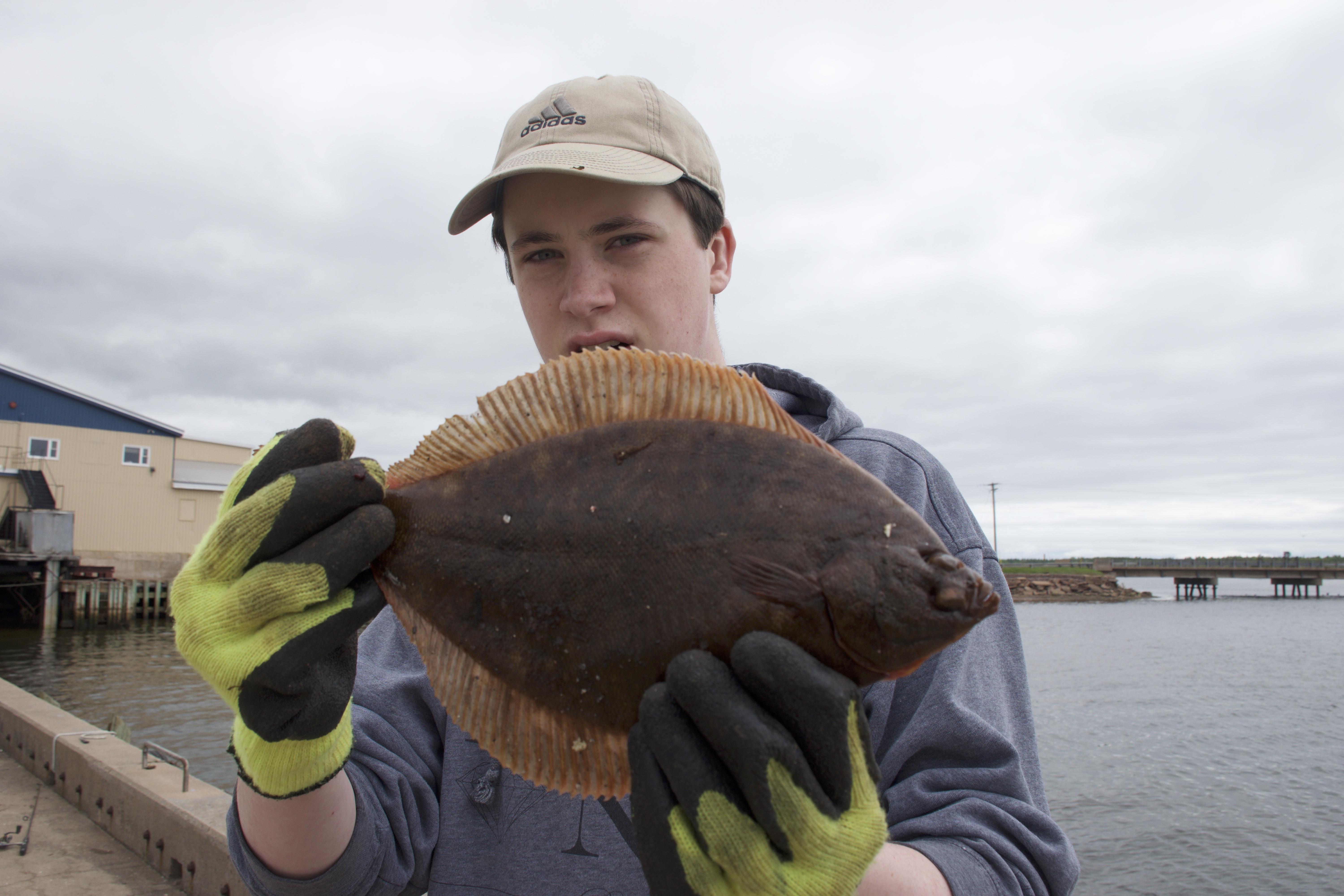 First Winter Flounder ever landed last summer. Caught in P.E.I, on a
