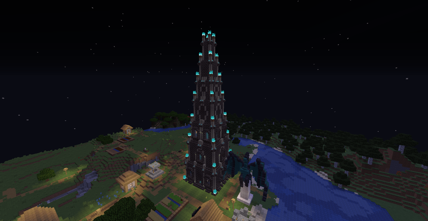 This is a Blackstone tower with basalt pillars as support and is a base and a half in terms of