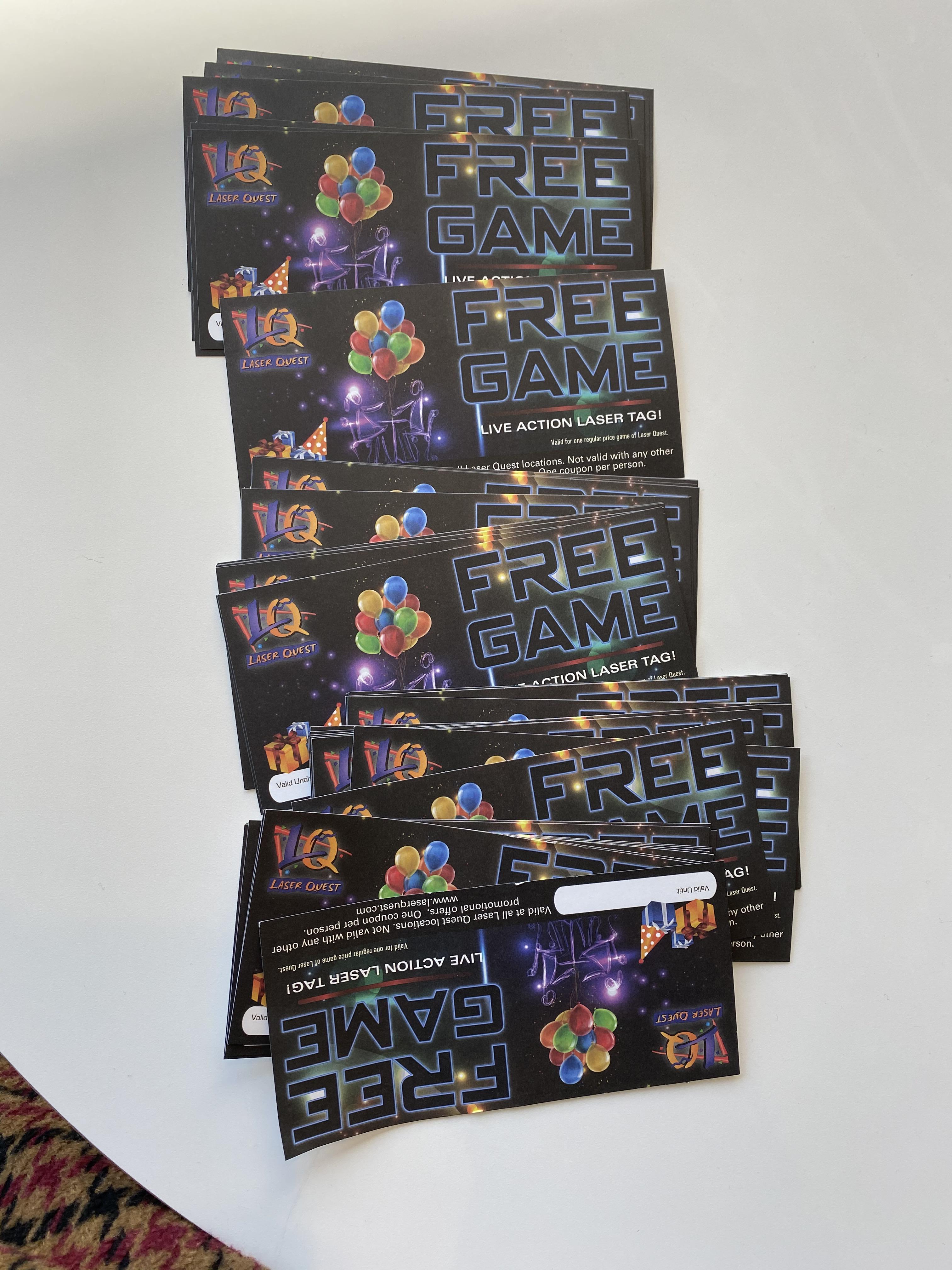 FREE PASSES FOR LASER QUEST IN NEWINGTON, CT r/Connecticut