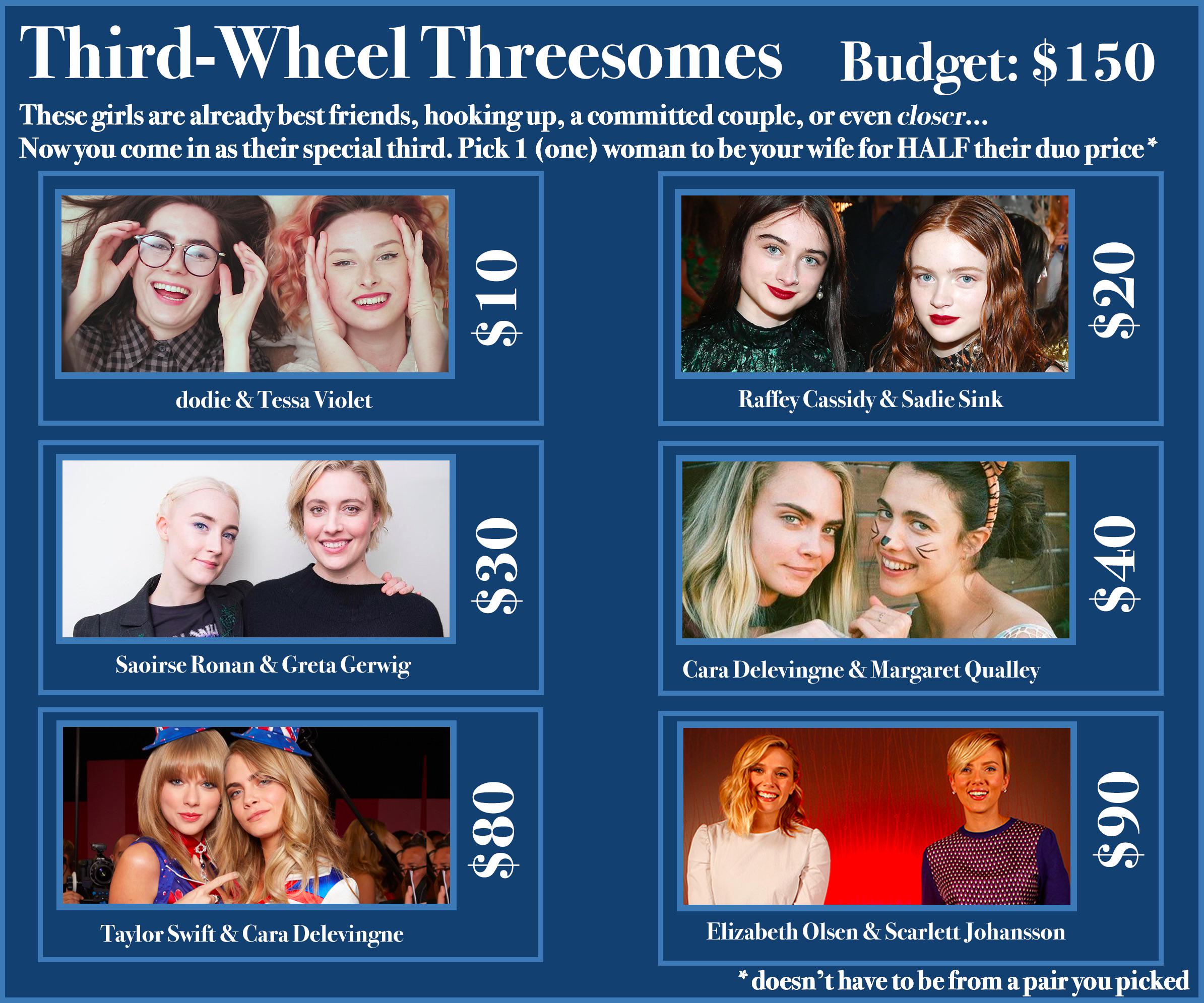 ThirdWheel Threesomes 3 Budget 150 r/CelebEconomy(03)