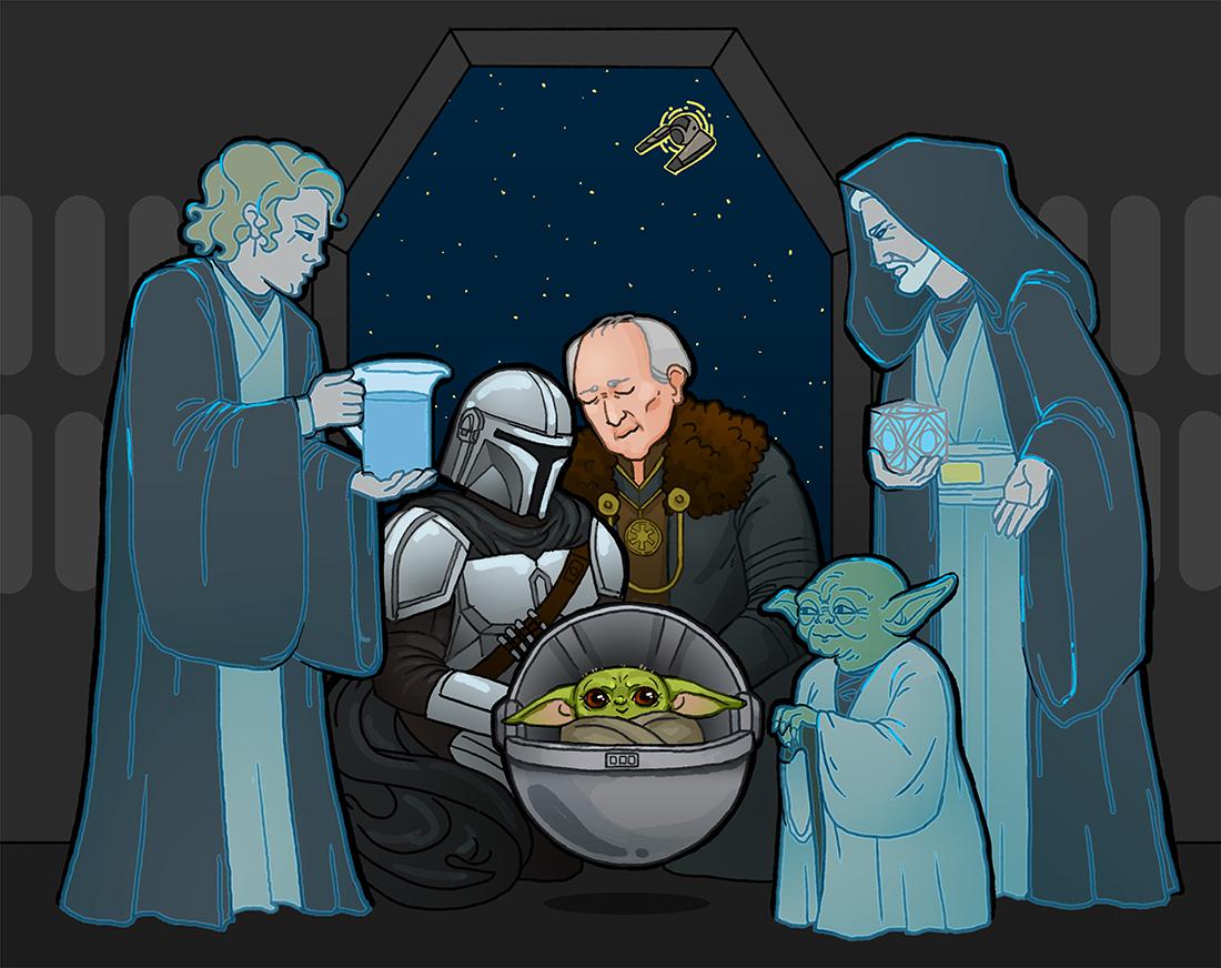 Baby Yoda Nativity Scene r/StarWars