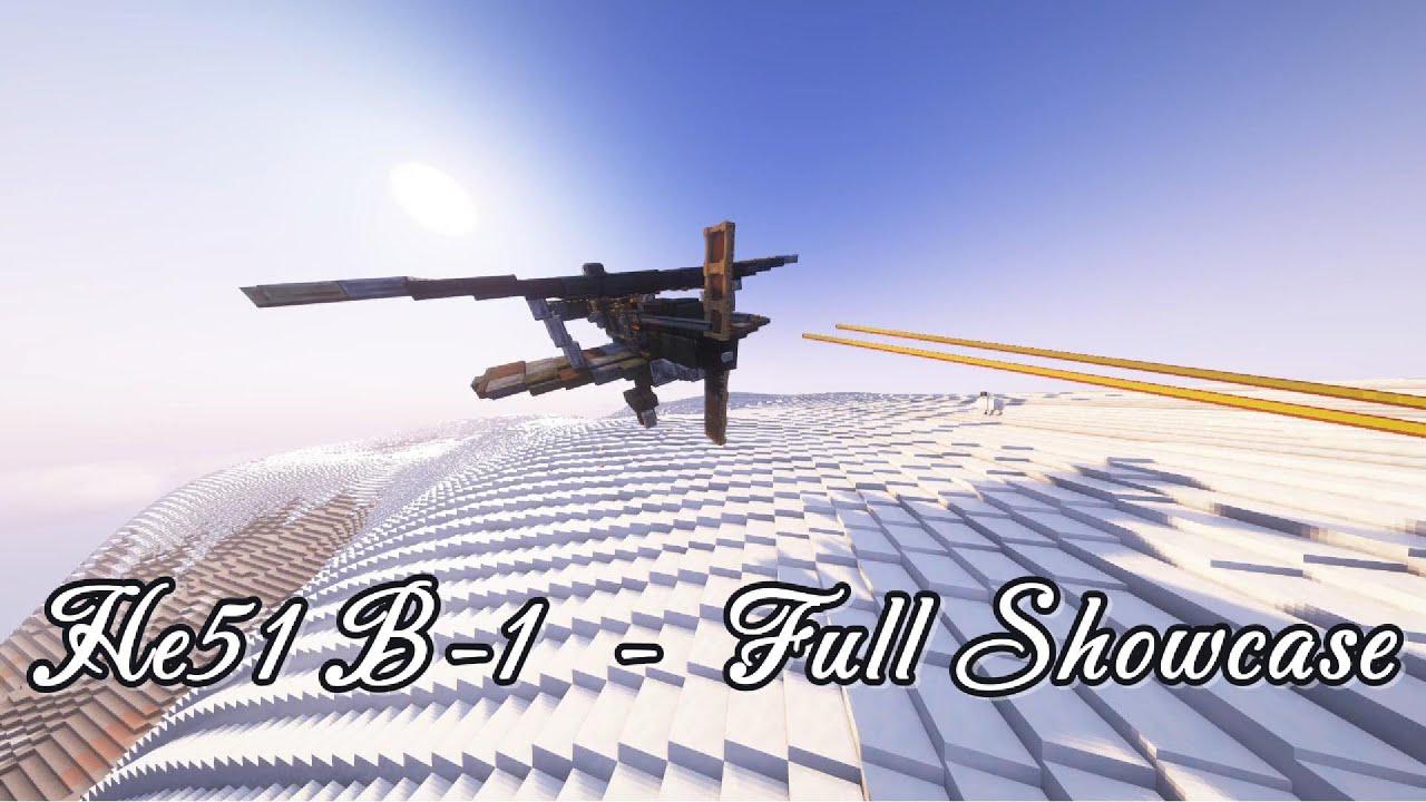 Made another plane with Clockwork mod!This time it's a He51 B1 (link