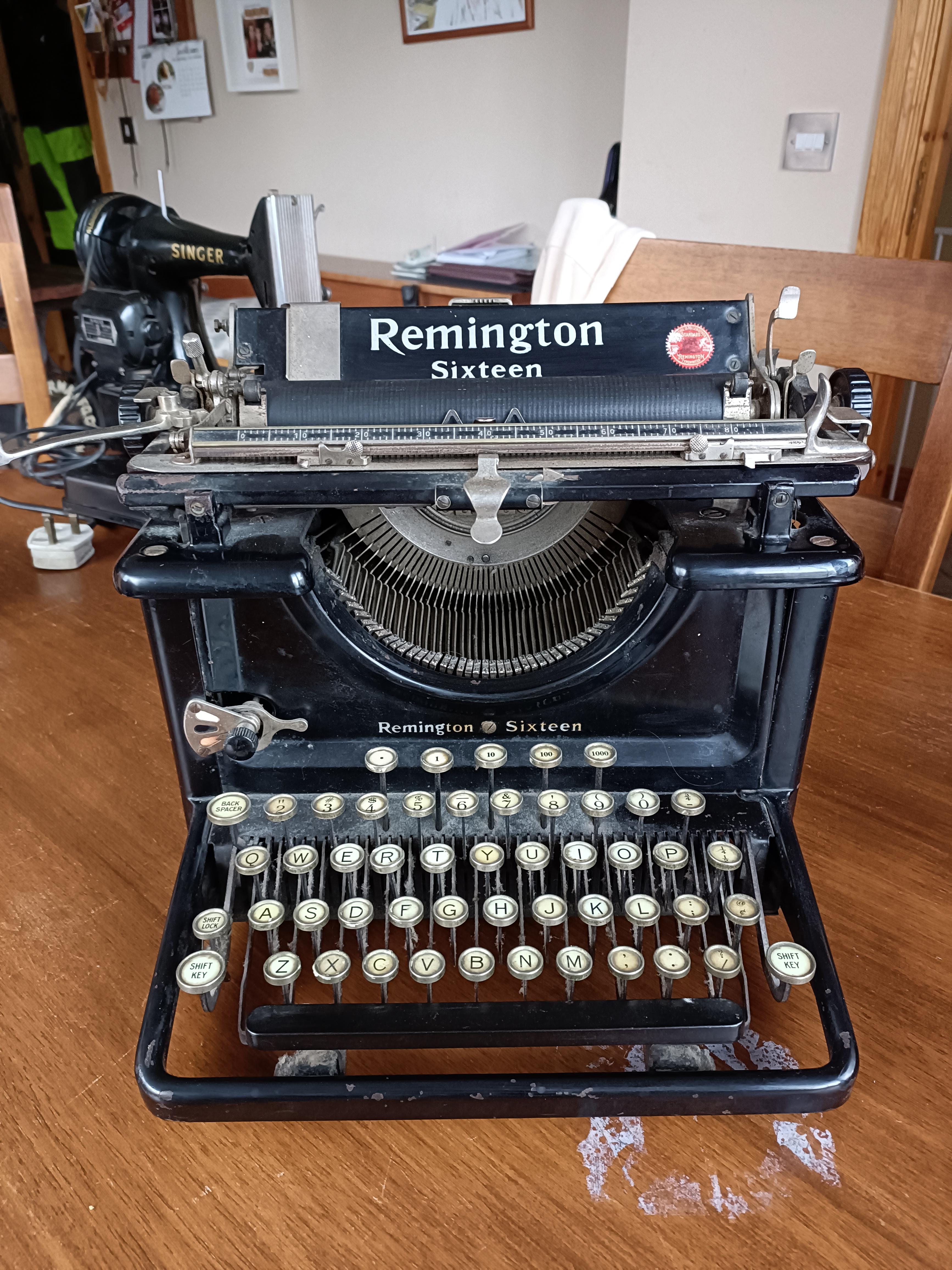 have this lovely typewriter here in Ireland. does anyone know a good