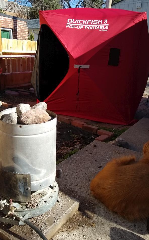 The Ultimate DIY Portable Sauna? Sauna