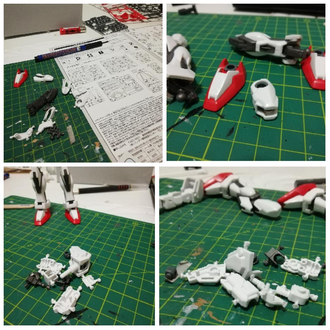 Three nights of building and all I have managed are the arms and legs