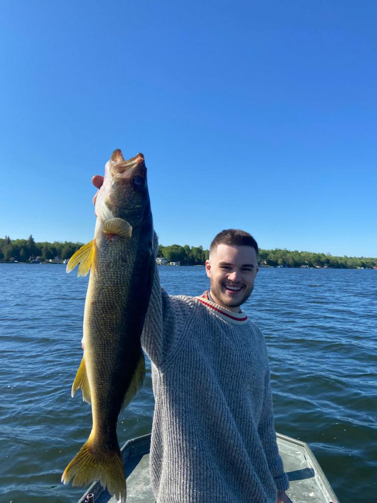 Caught a nice walleye this morning on rice lake in Ontario! r/Fishing