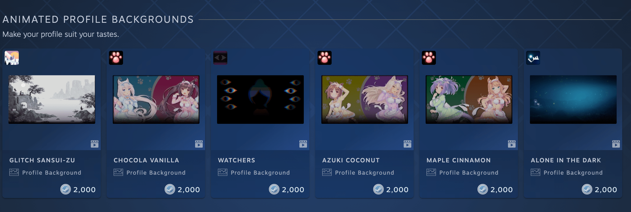 Steam Animated Backgrounds Artwork Showcase