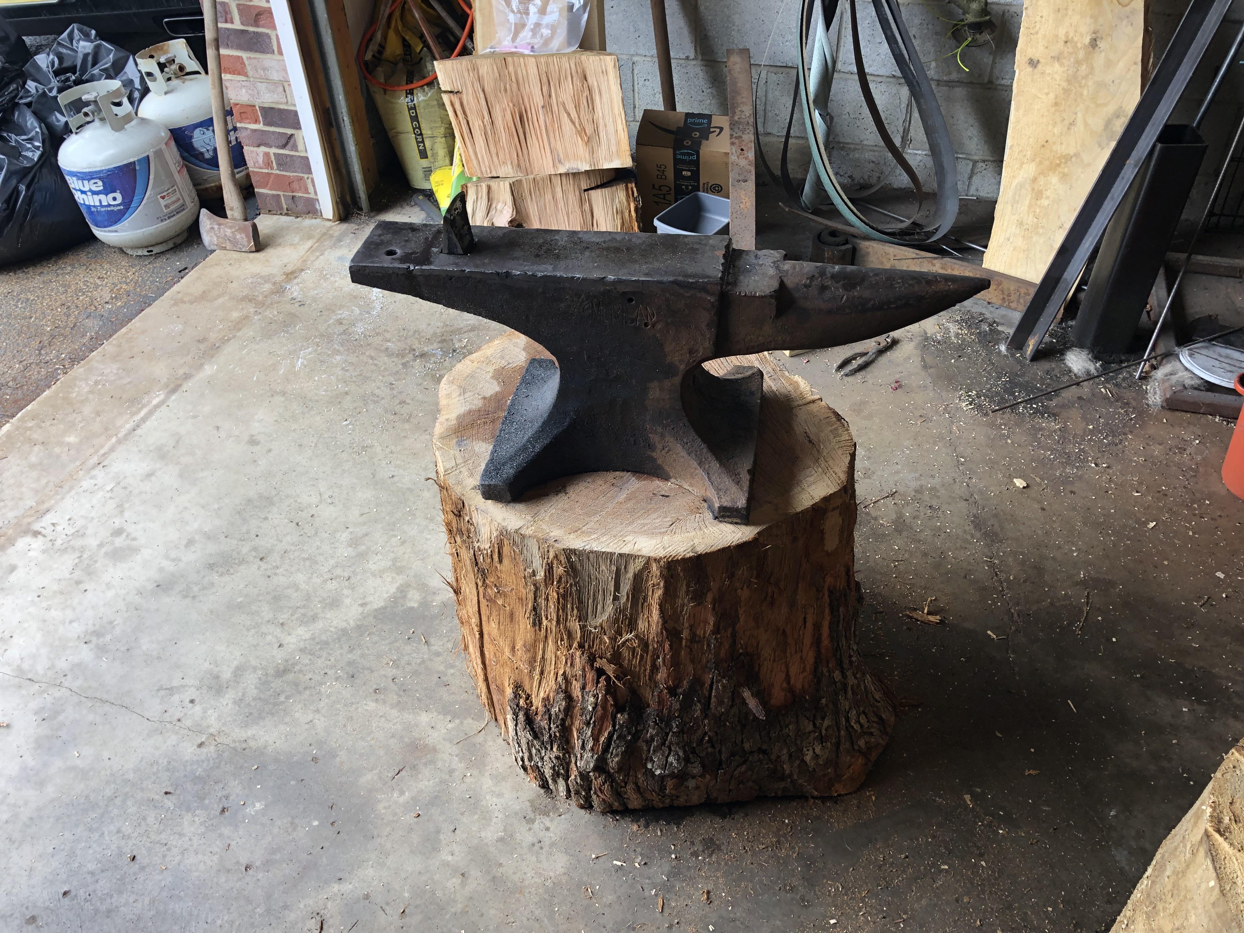 New Anvil Stand in the works. What do you think? r/Blacksmith