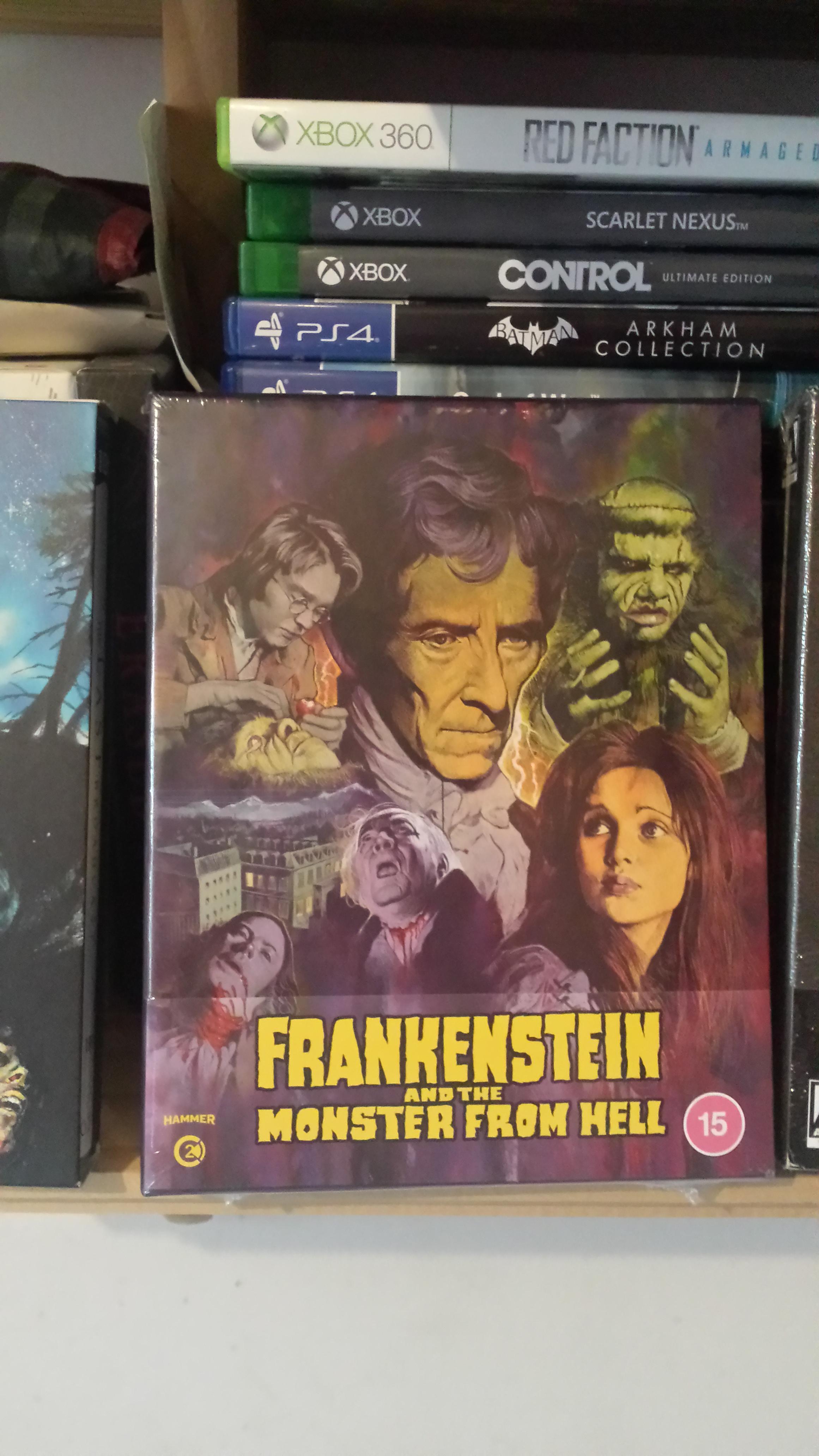 Frankenstein And The Moster From Hell. Limited Edition Blu Ray from