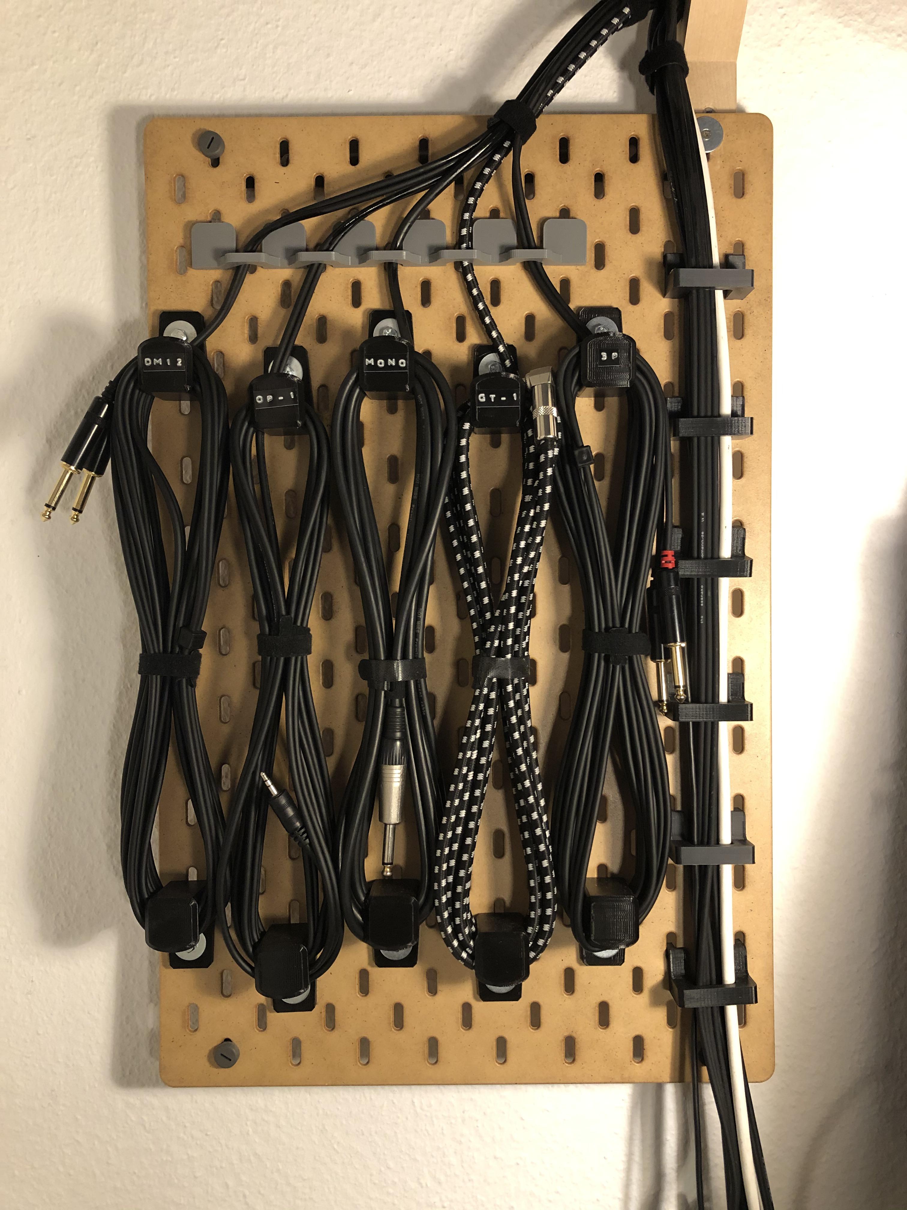 I 3D printed a cable organizer for my synthesizers r/functionalprint