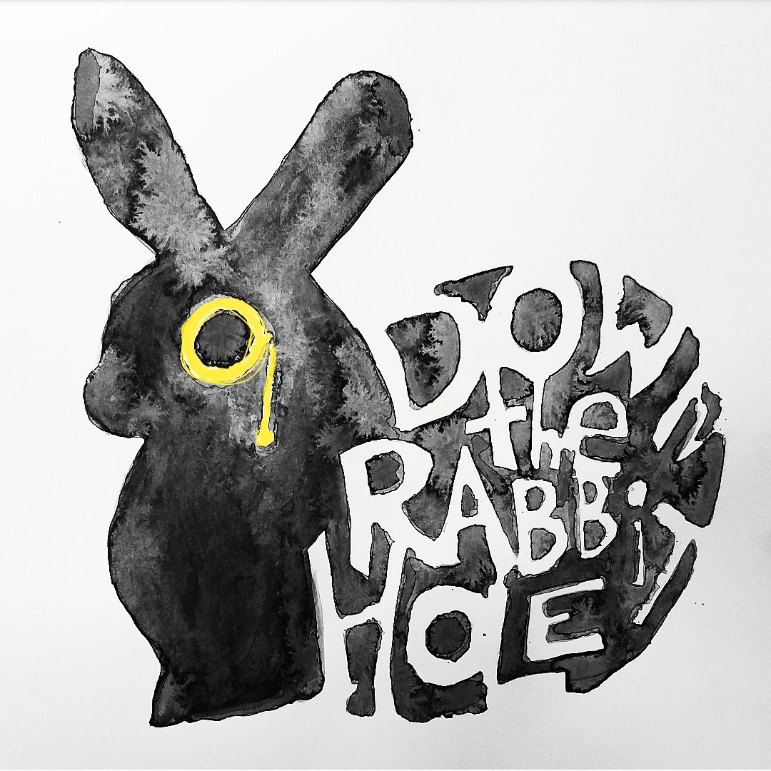 "Down the Rabbit Hole" by The White Rabbit fakealbumcovers