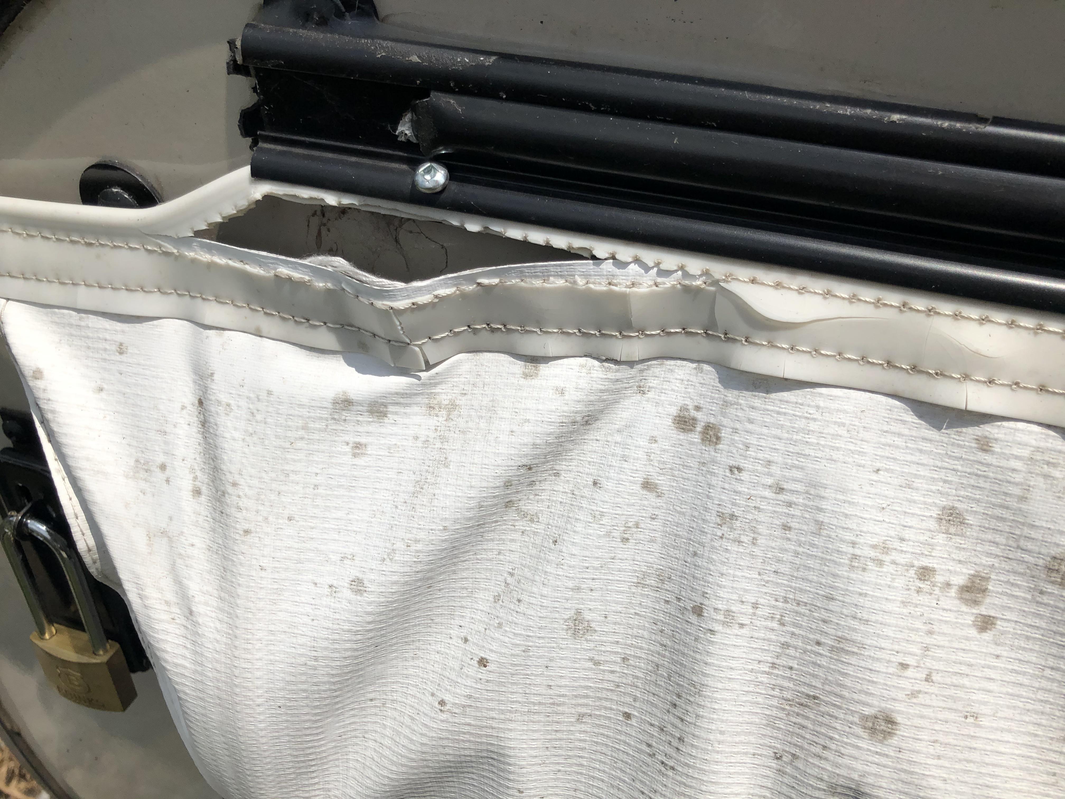 Anyone have a way to repair this awning bag? Or is it possible to