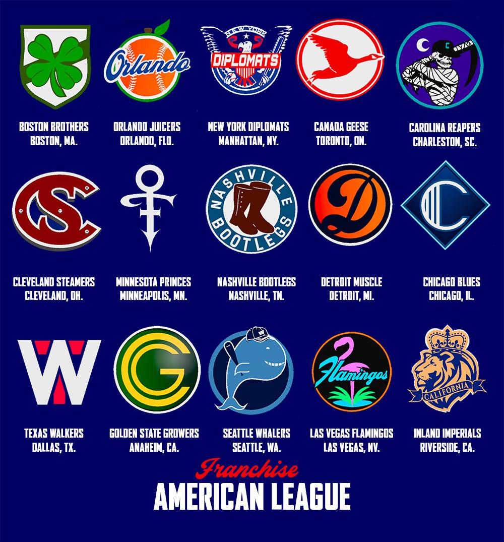 I made 30 fictional teams for my Franchise league to cope with the