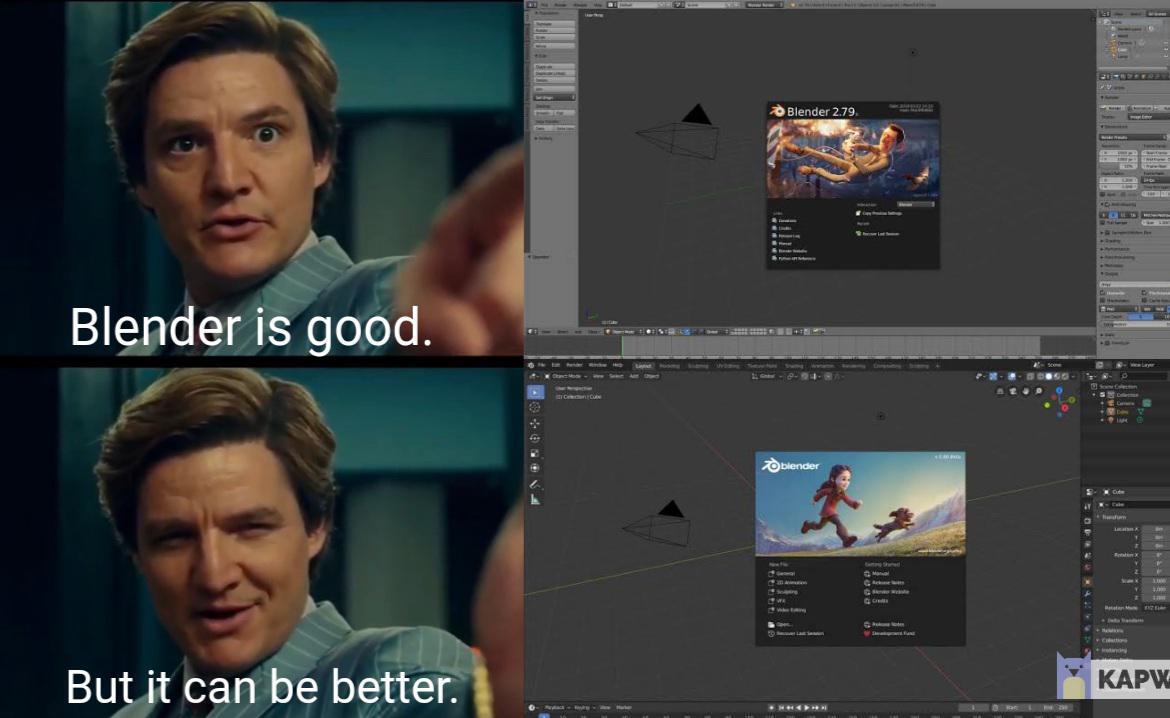 This is where it started. r/blender
