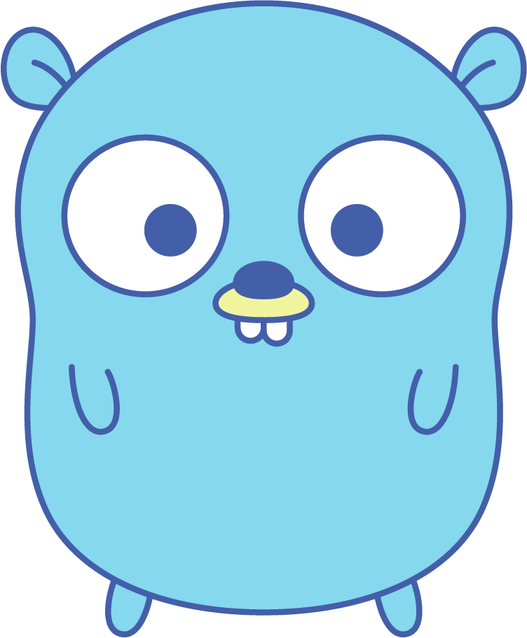 The Go Gopher Official Golang Logo Poster ubicaciondepersonas.cdmx