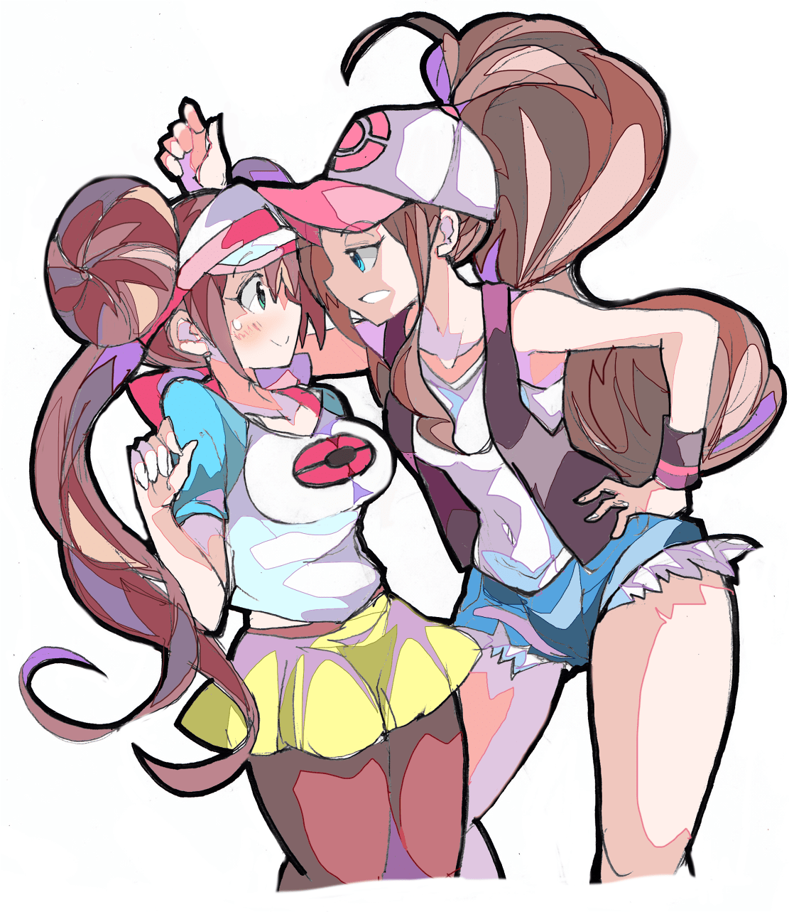 Hilda And Rosa [Pokemon] r/wholesomeyuri